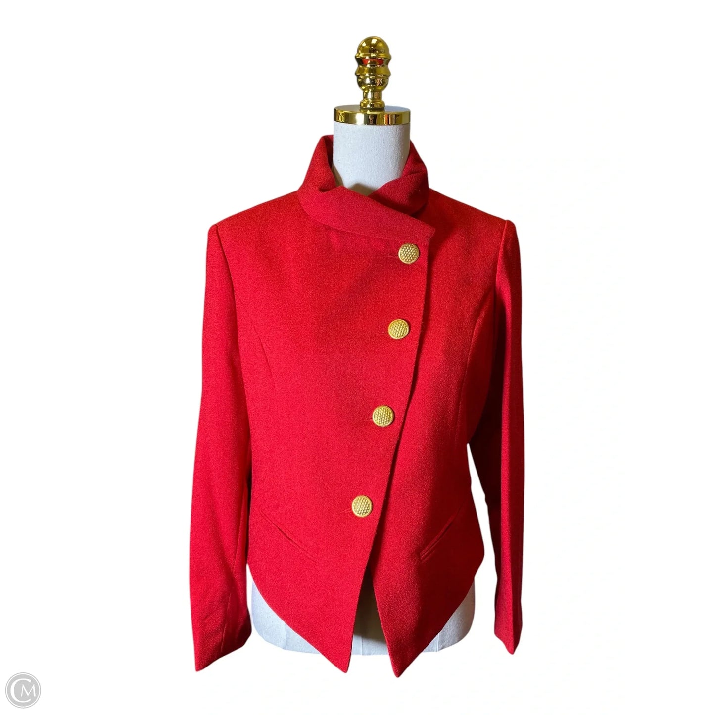 Blazer By Clothes Mentor In Red, Size: 10p