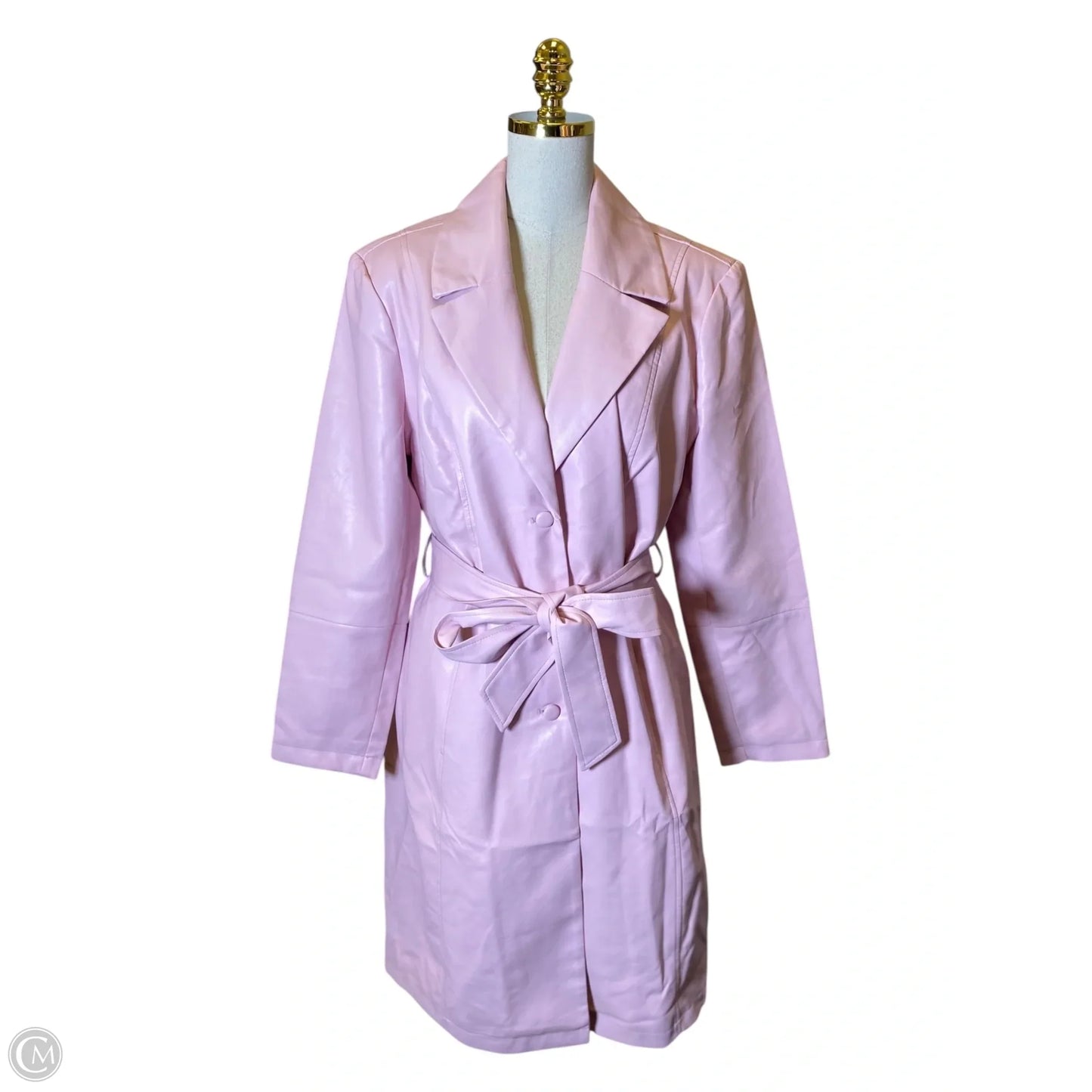 Dress Casual Midi By Badgley Mischka In Pink, Size: L