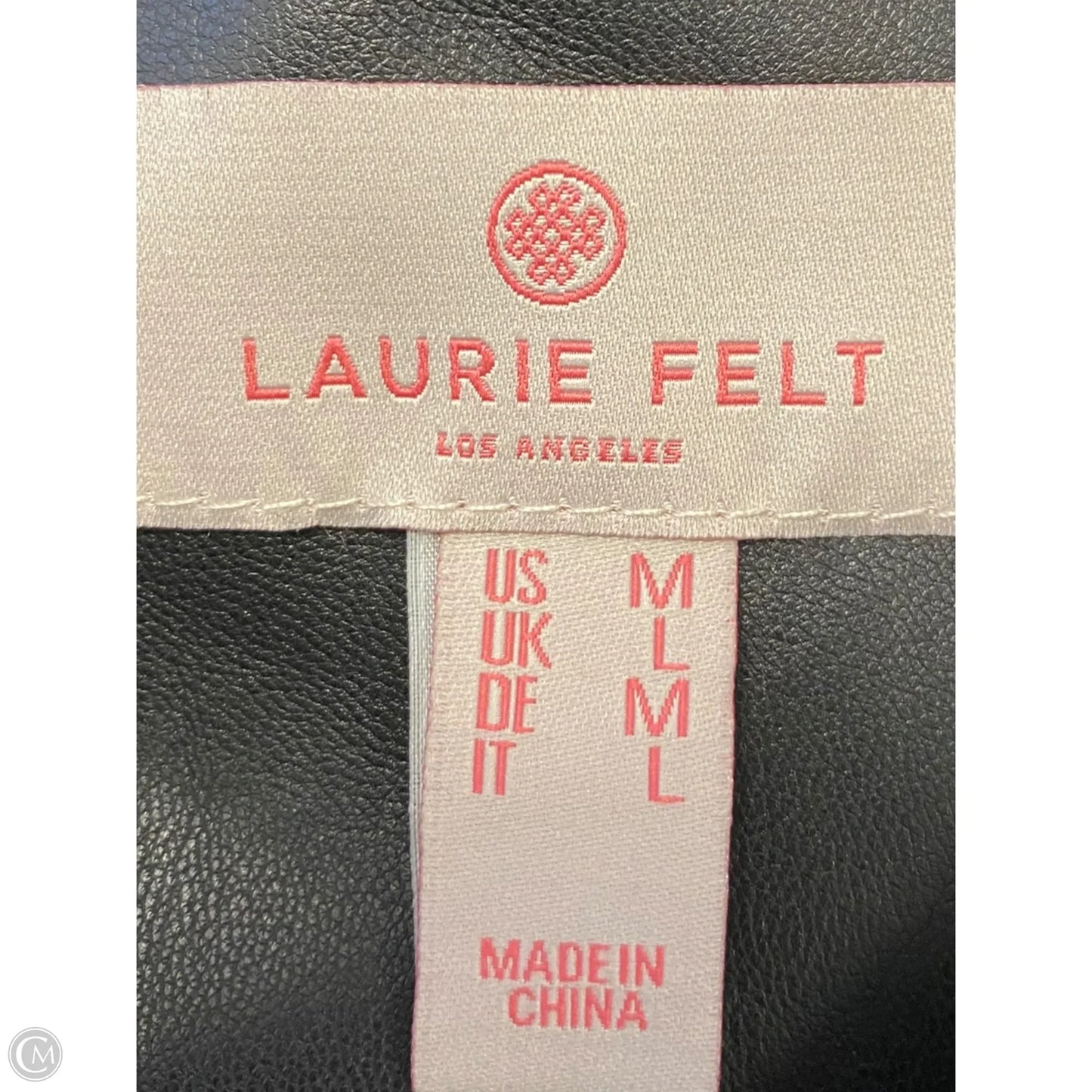 Jacket Moto By Laurie Felt In Black, Size: M