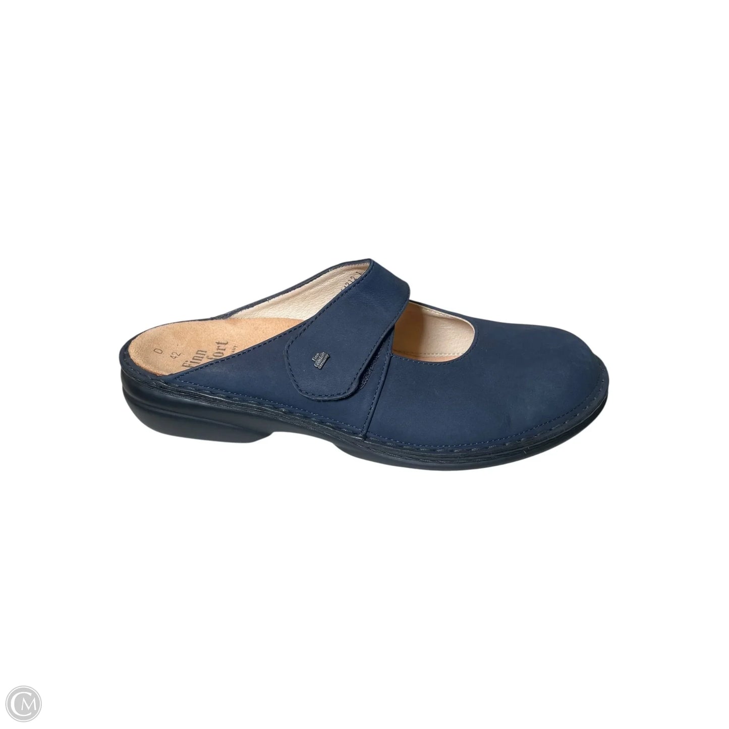Shoes Flats By Finn Comfort In Navy, Size: 11.5