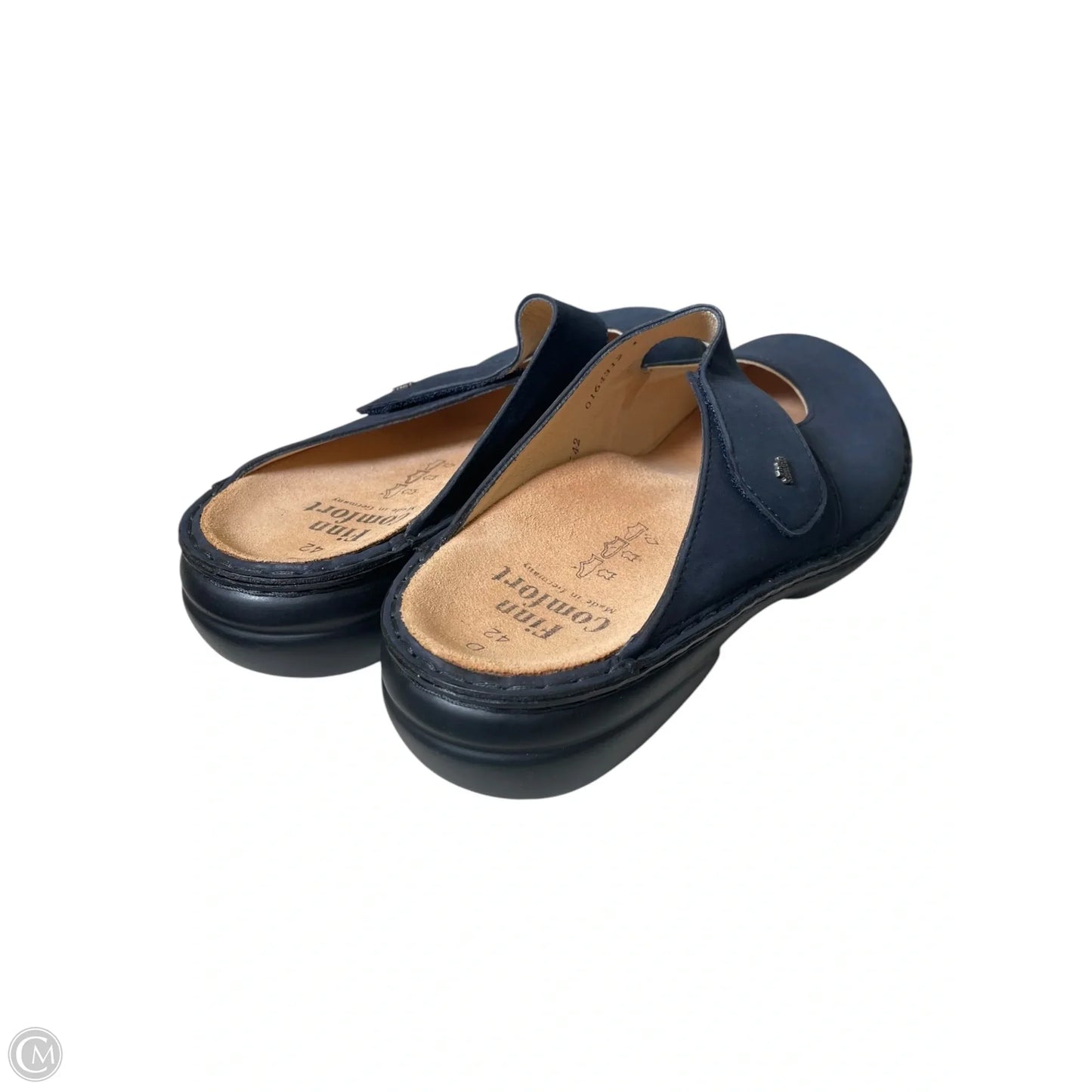 Shoes Flats By Finn Comfort In Navy, Size: 11.5