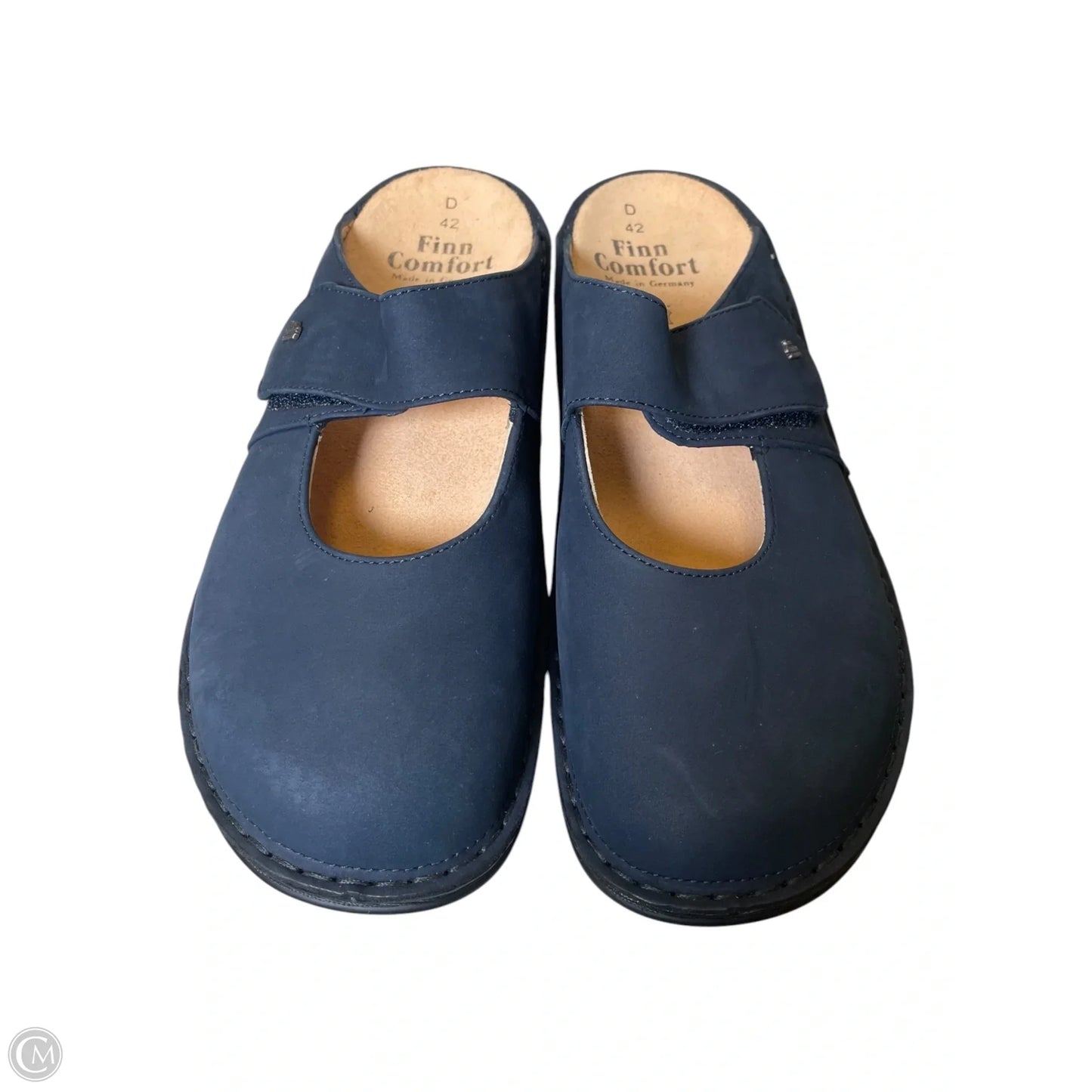 Shoes Flats By Finn Comfort In Navy, Size: 11.5