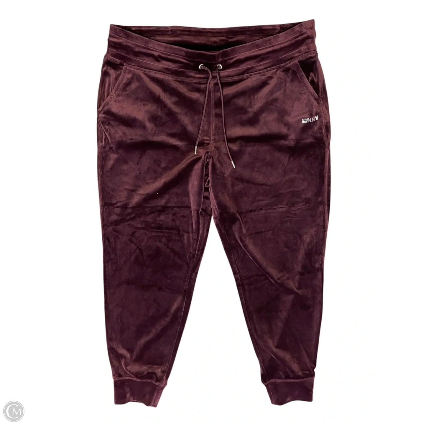 Pants Lounge By Dkny In Maroon, Size: Xl