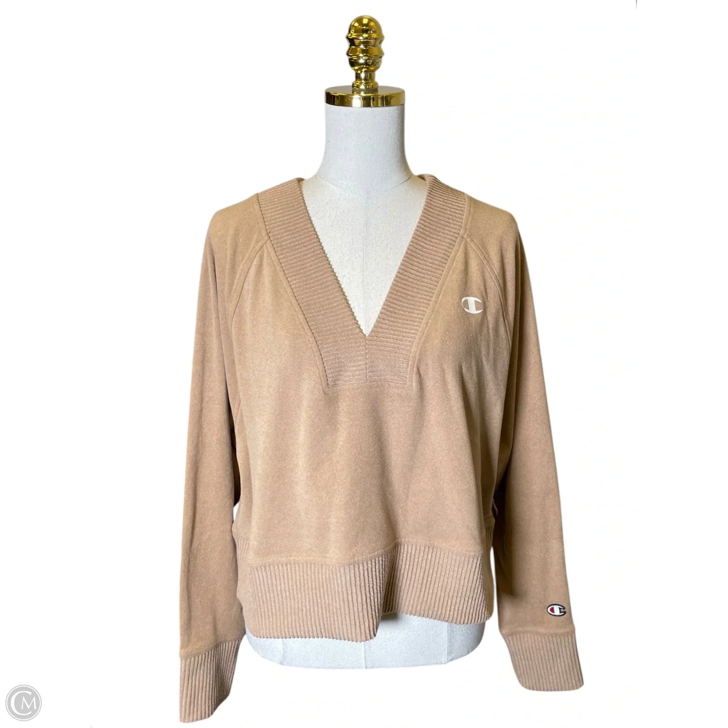 Sweater By Champion In Beige, Size: M