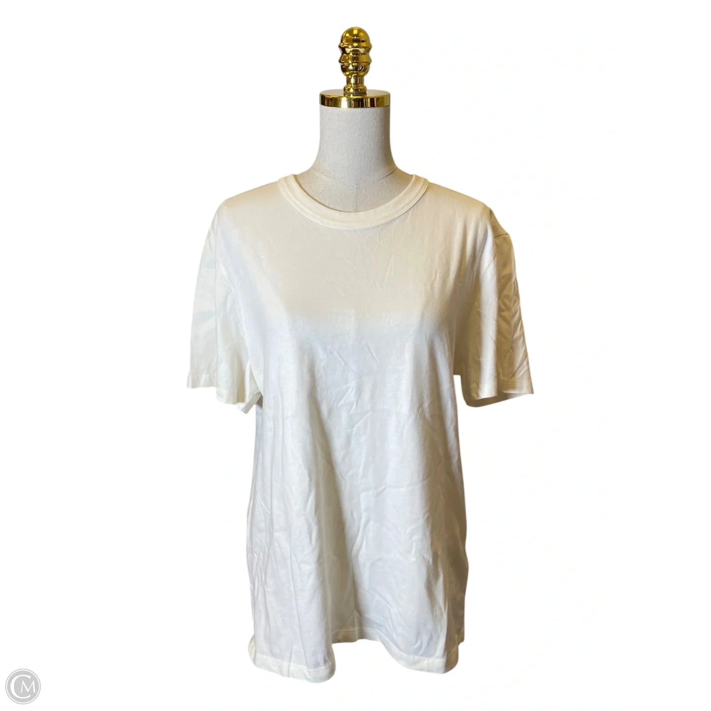 Top Short Sleeve By Madewell In Cream, Size: M