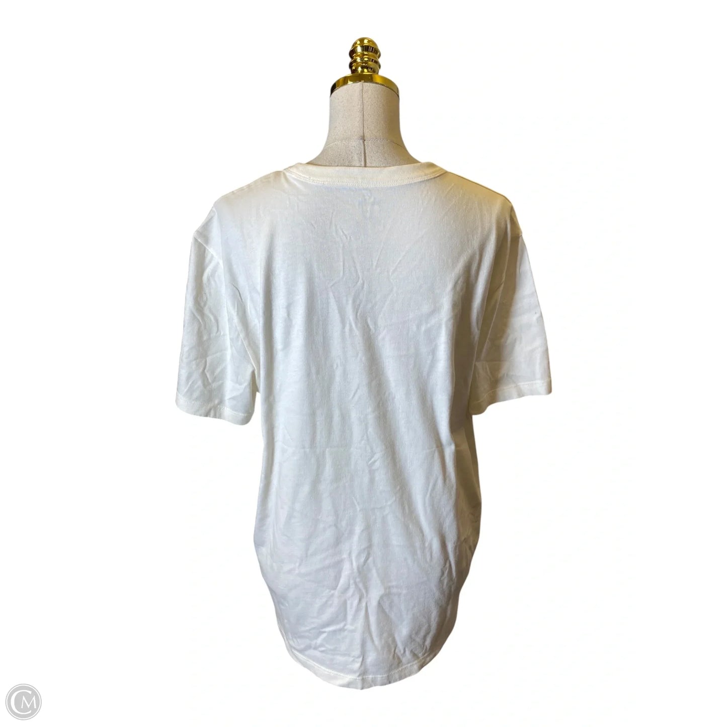 Top Short Sleeve By Madewell In Cream, Size: M