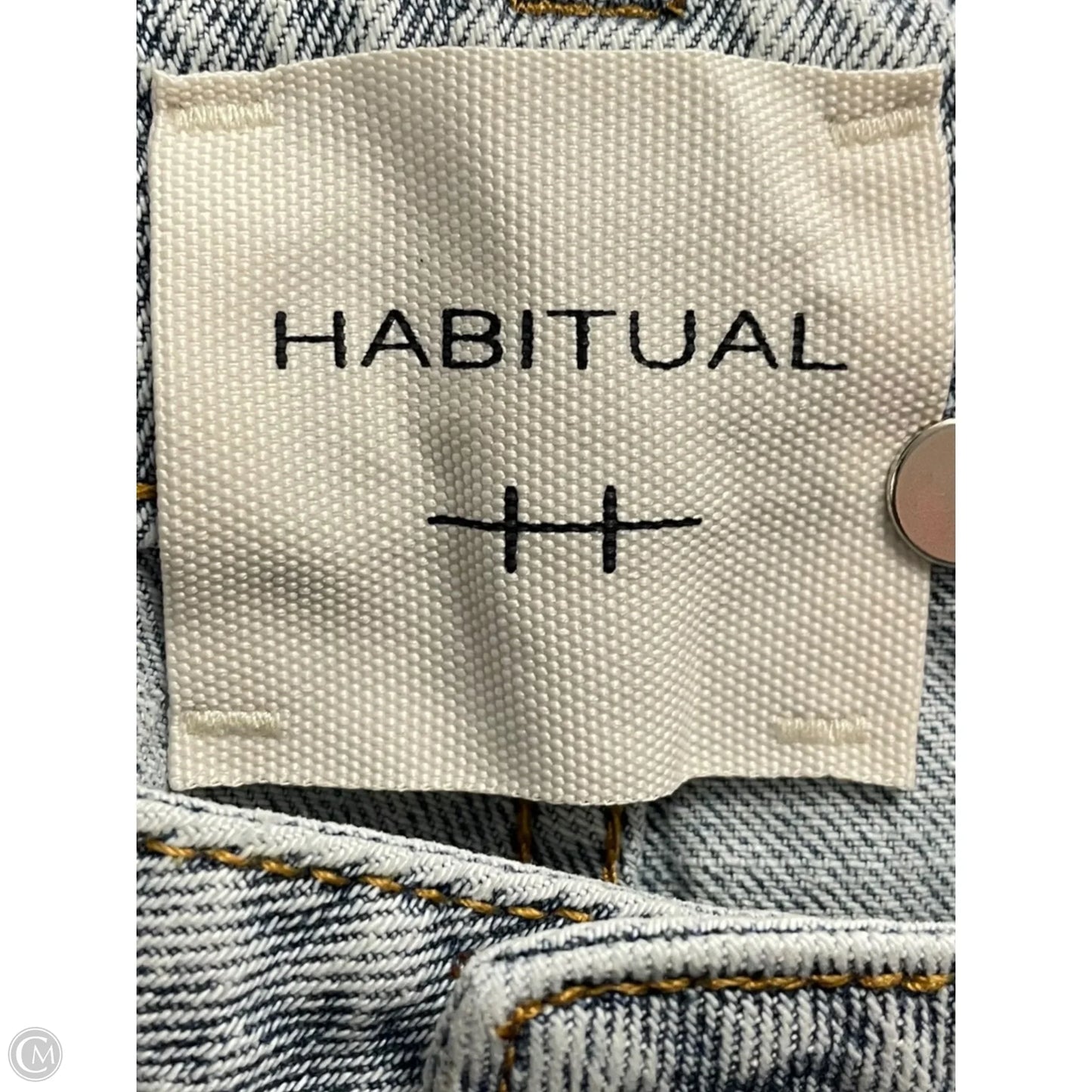 Jeans Straight By Habitual In Blue Denim, Size: 8