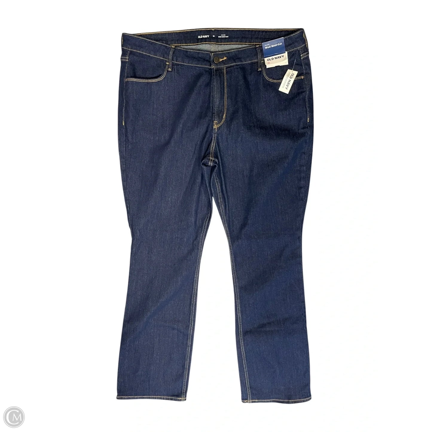Jeans Boot Cut By Old Navy In Blue Denim, Size: 18