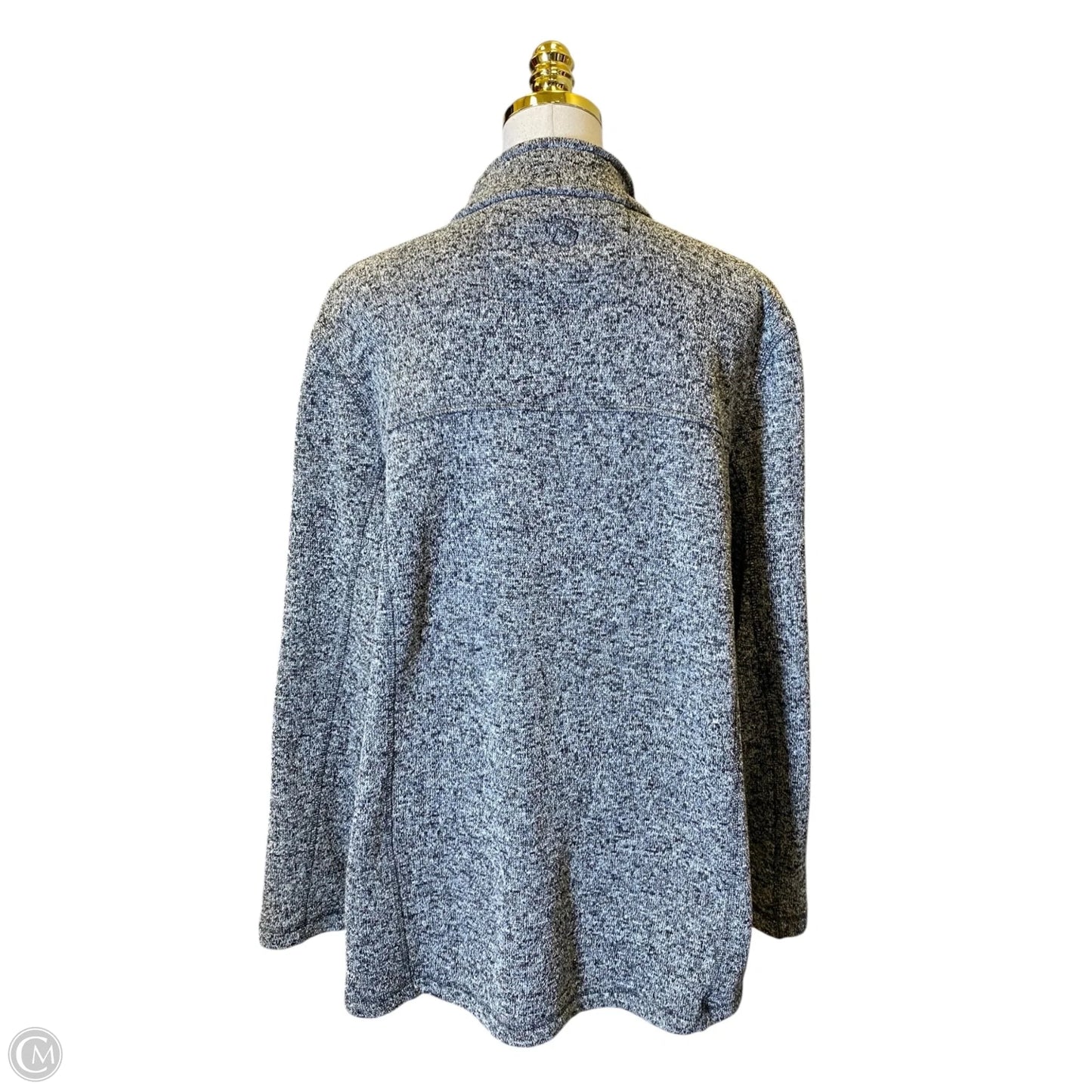 Sweatshirt Collar By Magellan In Grey, Size: Xxl