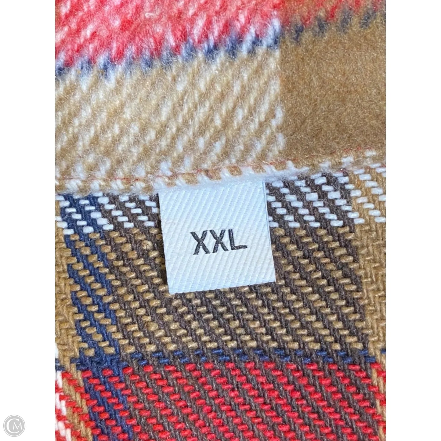 Coat Other By Clothes Mentor In Plaid Pattern, Size: Xxl