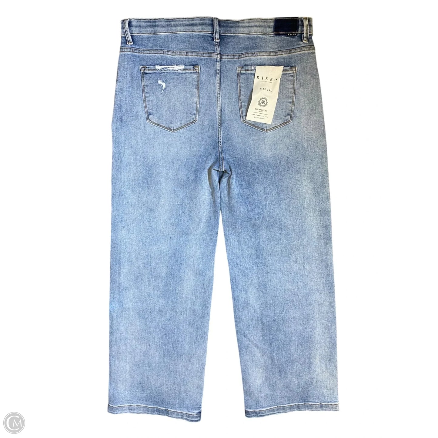 Jeans Wide Leg By Clothes Mentor In Blue Denim, Size: 2x