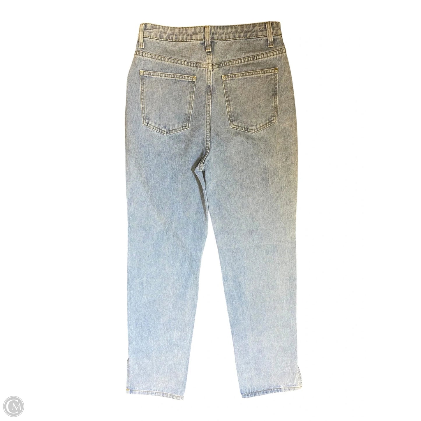 Jeans Straight By Pretty Little Thing In Blue Denim, Size: 6