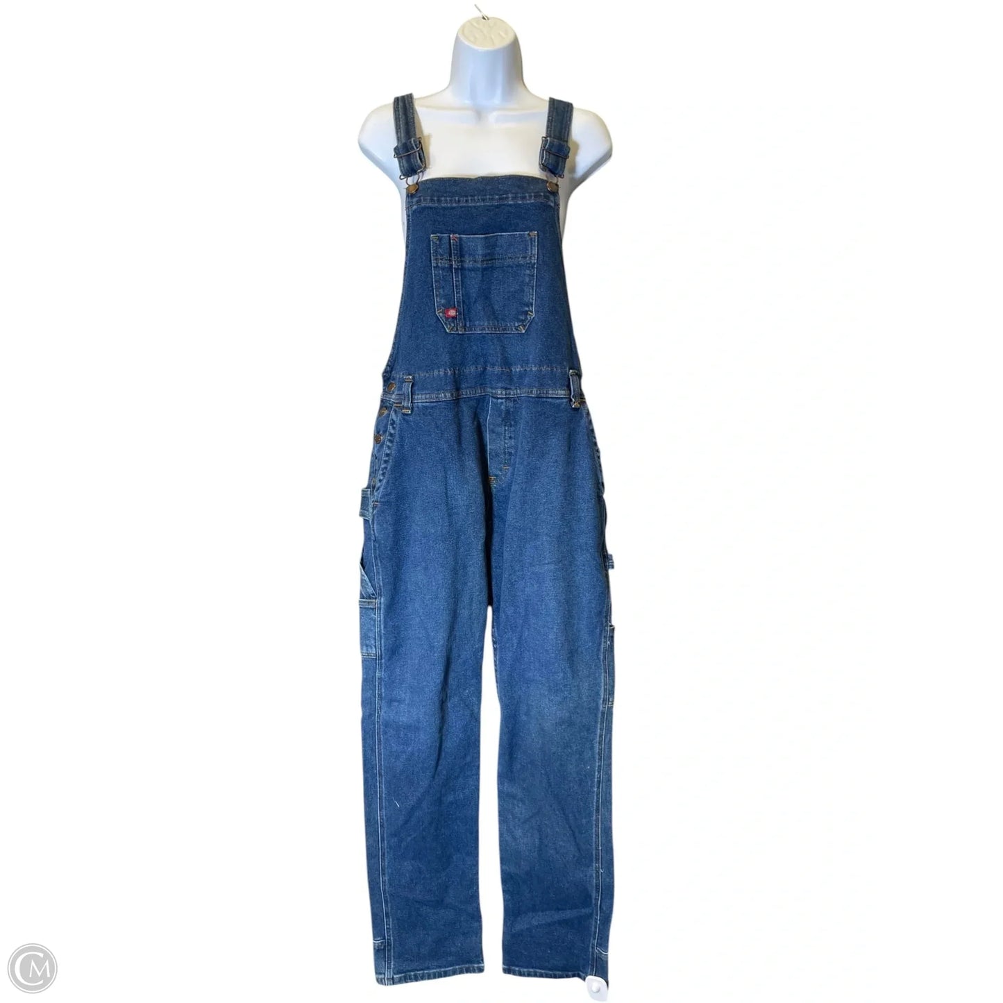 Overalls By Dickies In Blue Denim, Size: M