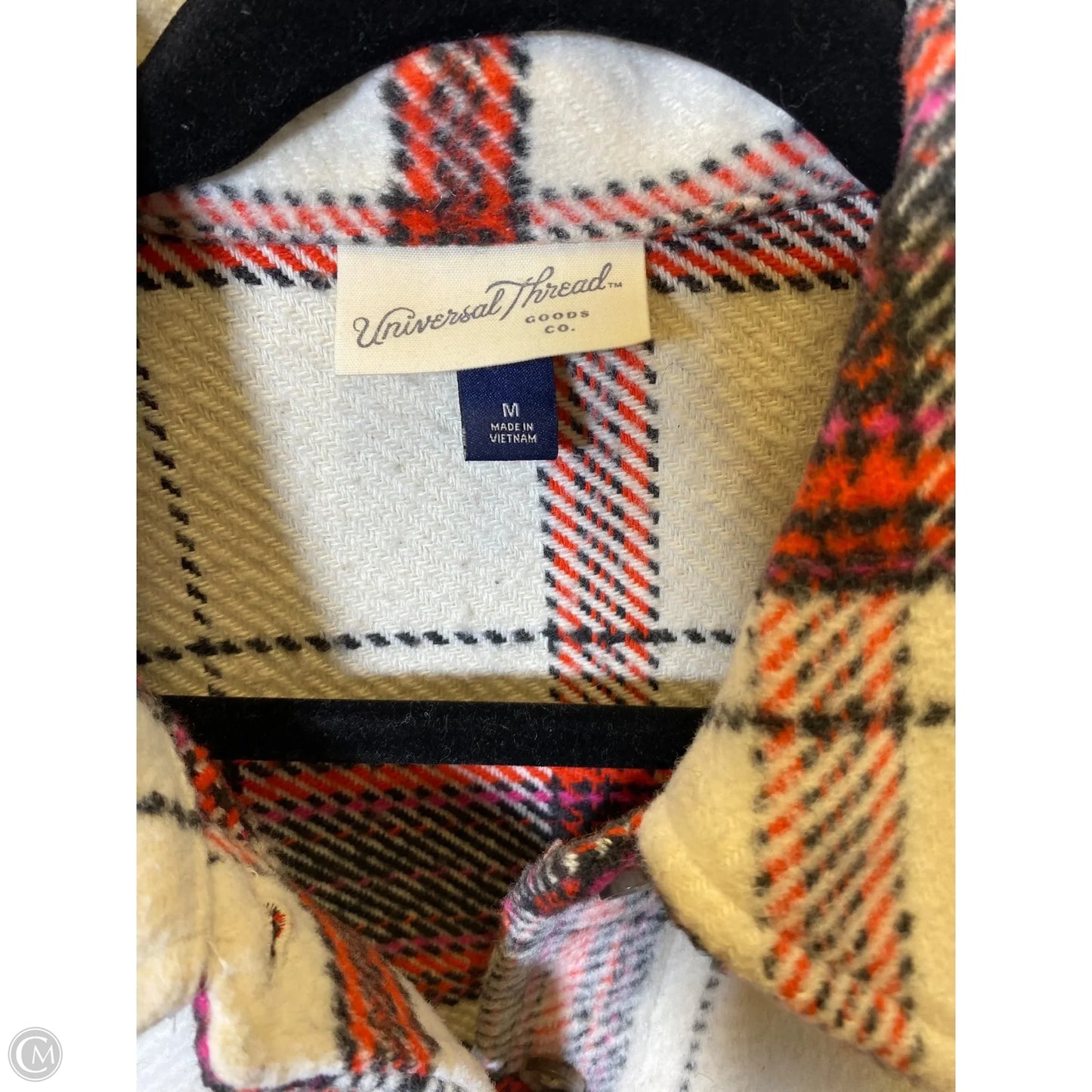 Jacket Other By Universal Thread In Plaid Pattern, Size: M