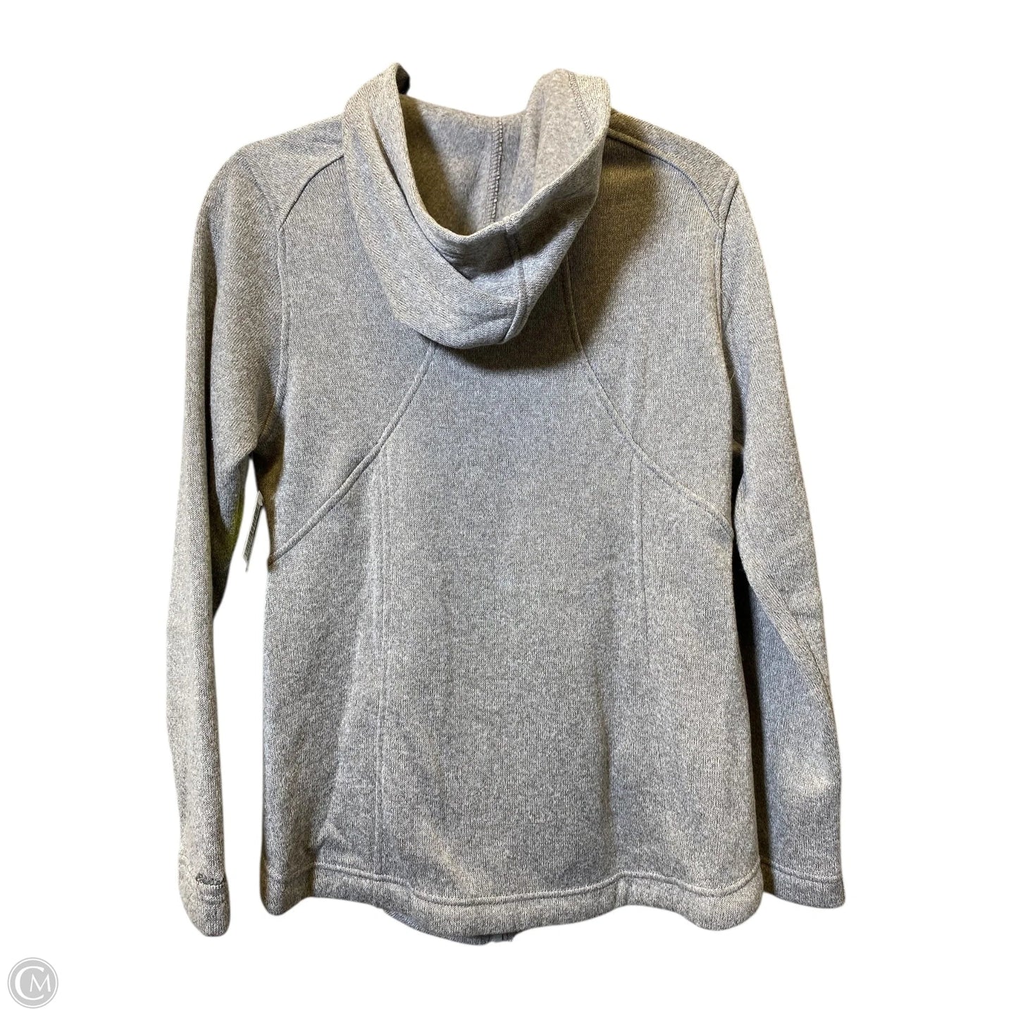 Jacket Fleece By Eddie Bauer In Grey, Size: M