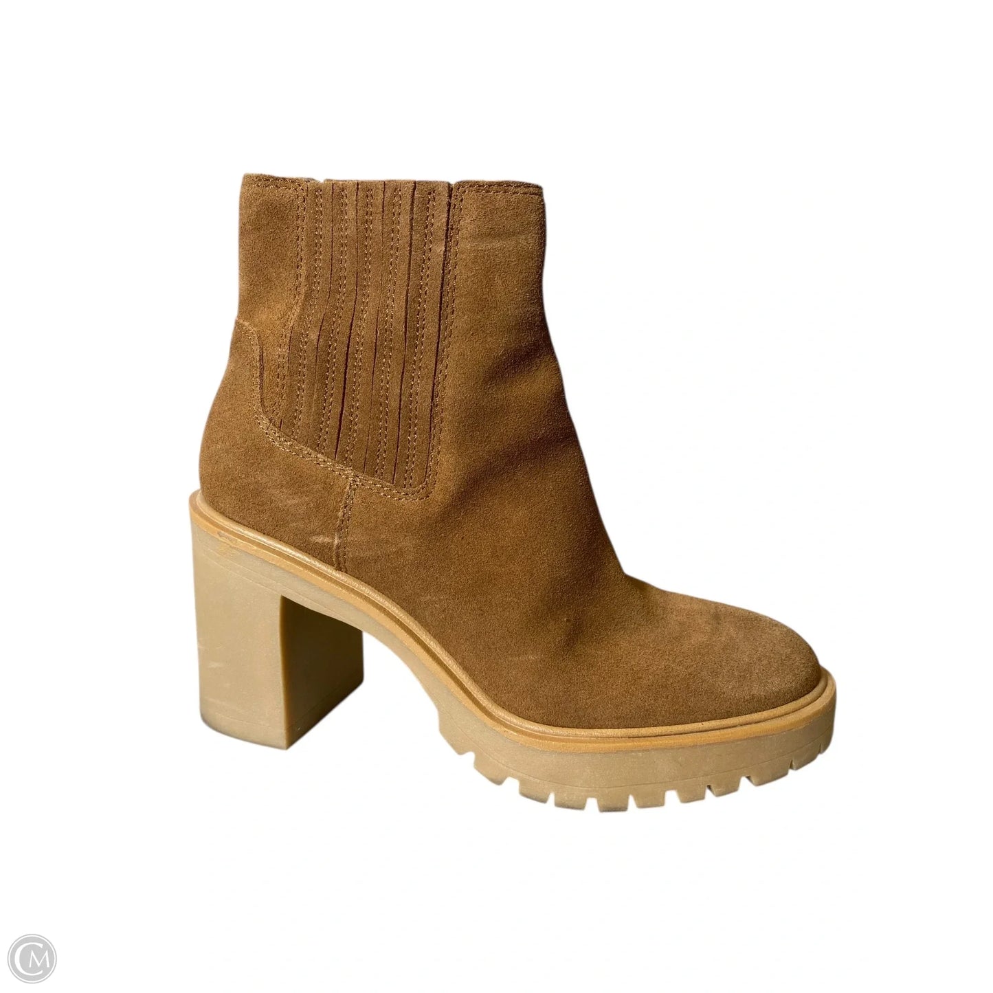 Boots Ankle Heels By Dolce Vita In Brown, Size: 10