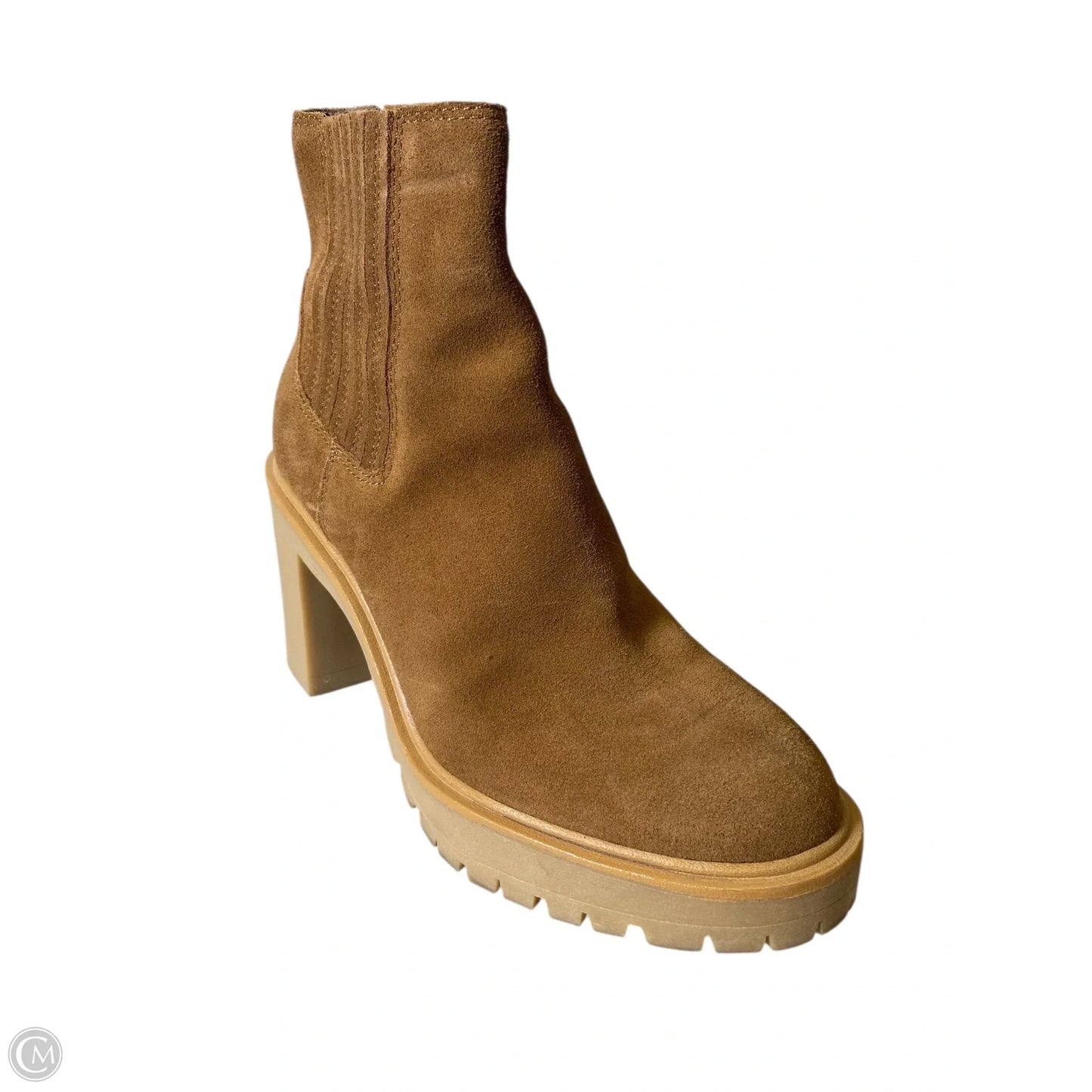 Boots Ankle Heels By Dolce Vita In Brown, Size: 10