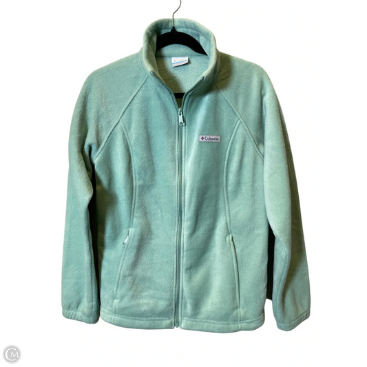 Jacket Fleece By Columbia In Teal, Size: L