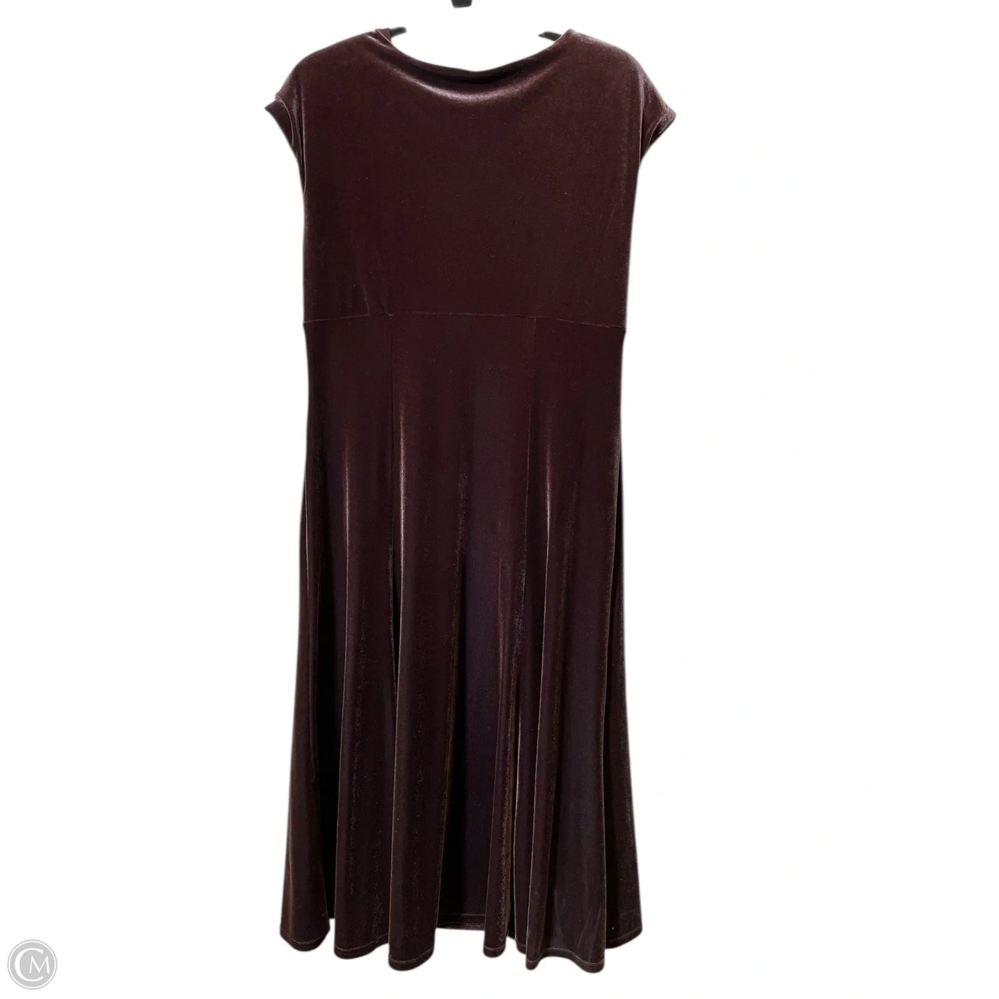 Dress Casual Maxi By Jones New York In Brown, Size: L