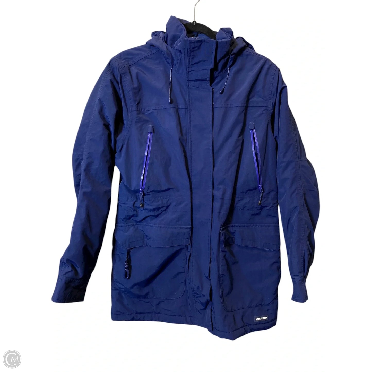 Coat Parka By Lands End In Navy, Size: S