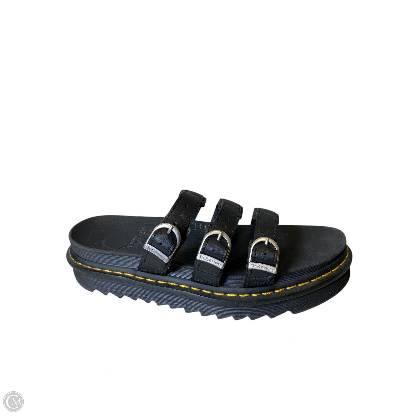 Sandals Heels Platform By Dr Martens In Black, Size: 11