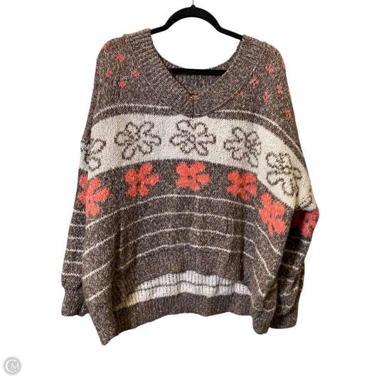 Sweater By So In Multi-colored, Size: Xxl