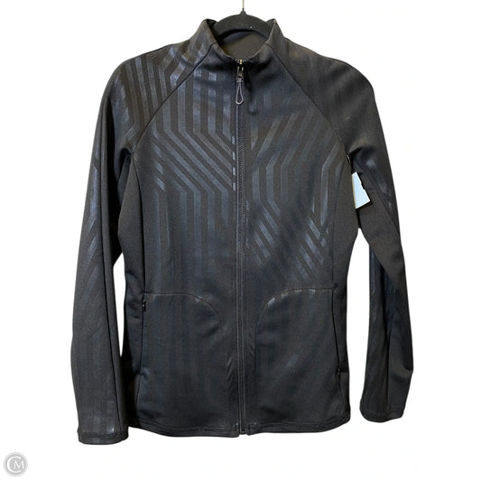 Athletic Jacket By Tommy Hilfiger In Black, Size: M