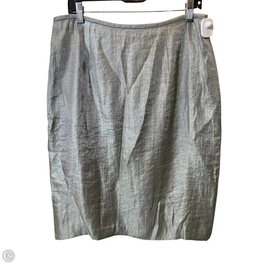 Skirt Maxi By Adrianna Papell In Grey, Size: 14