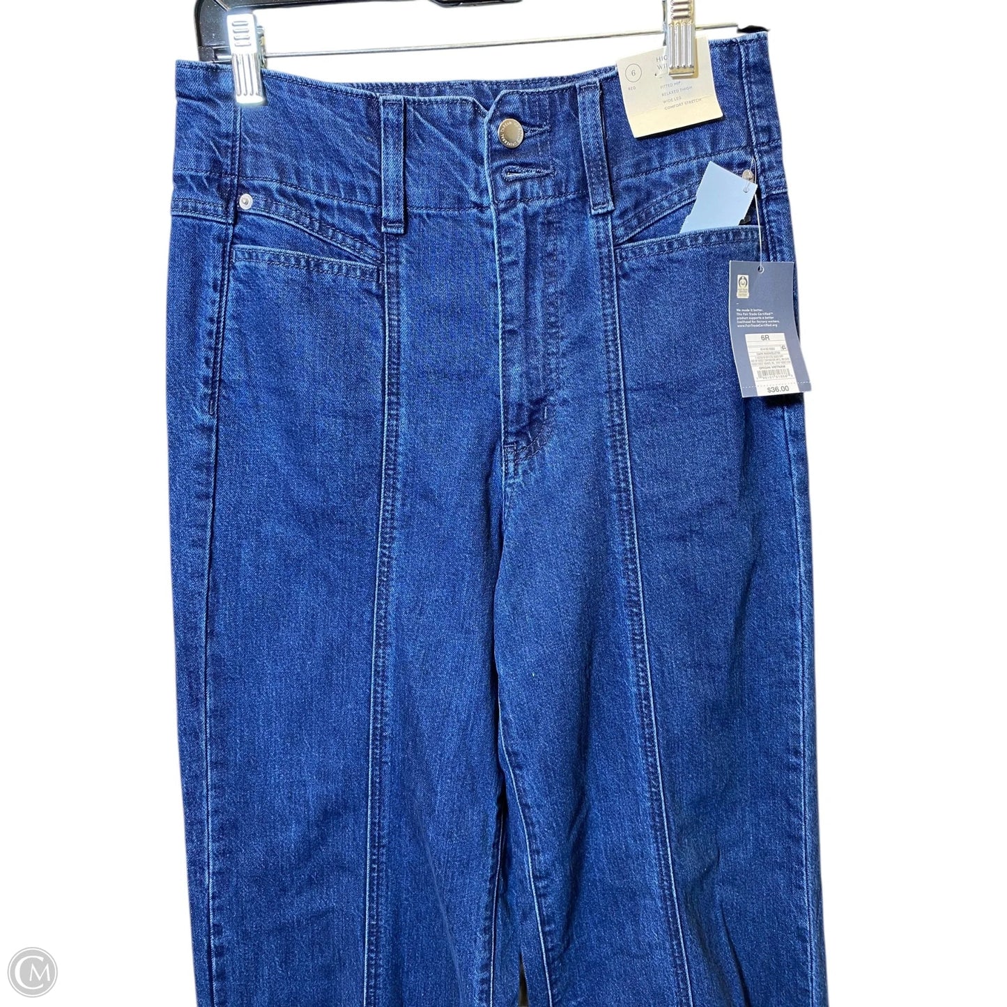 Jeans Wide Leg By Universal Thread In Blue Denim, Size: 6