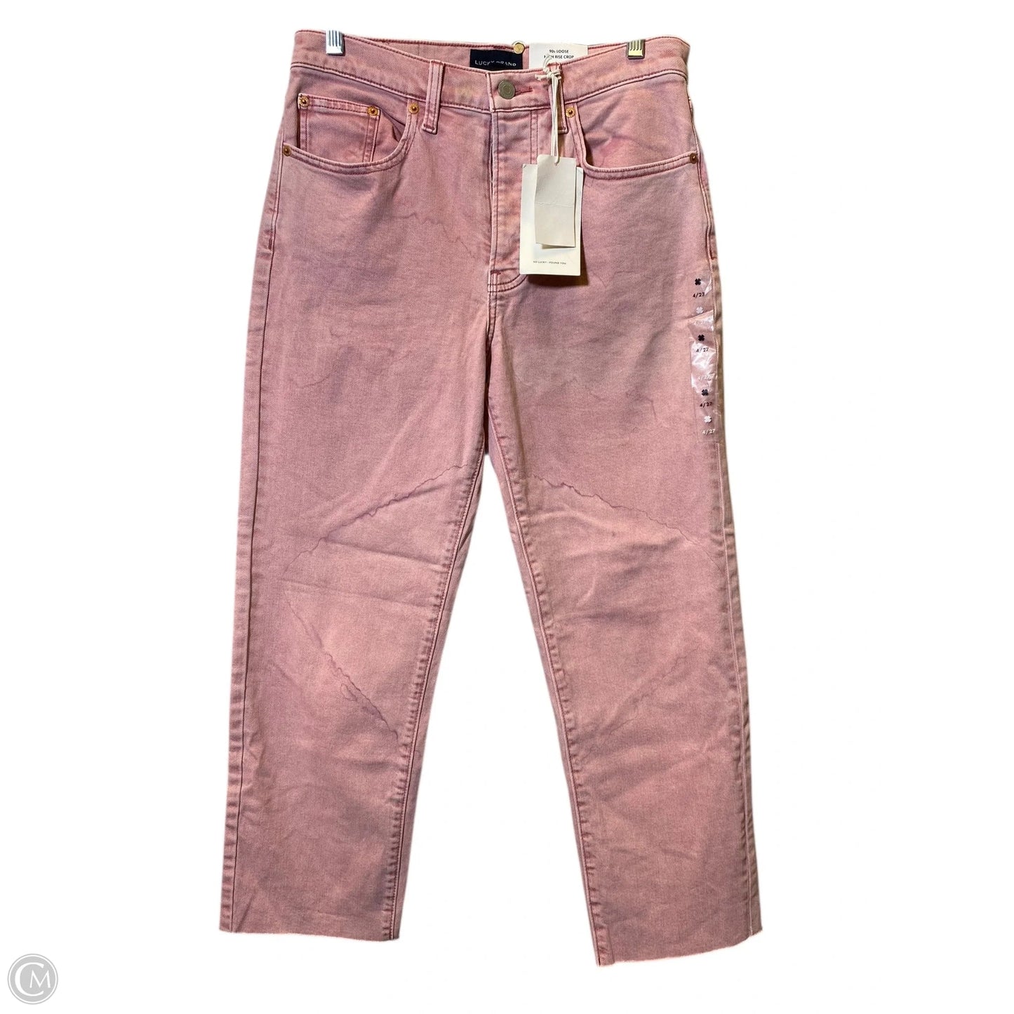 Pants Cropped By Lucky Brand In Pink, Size: 4