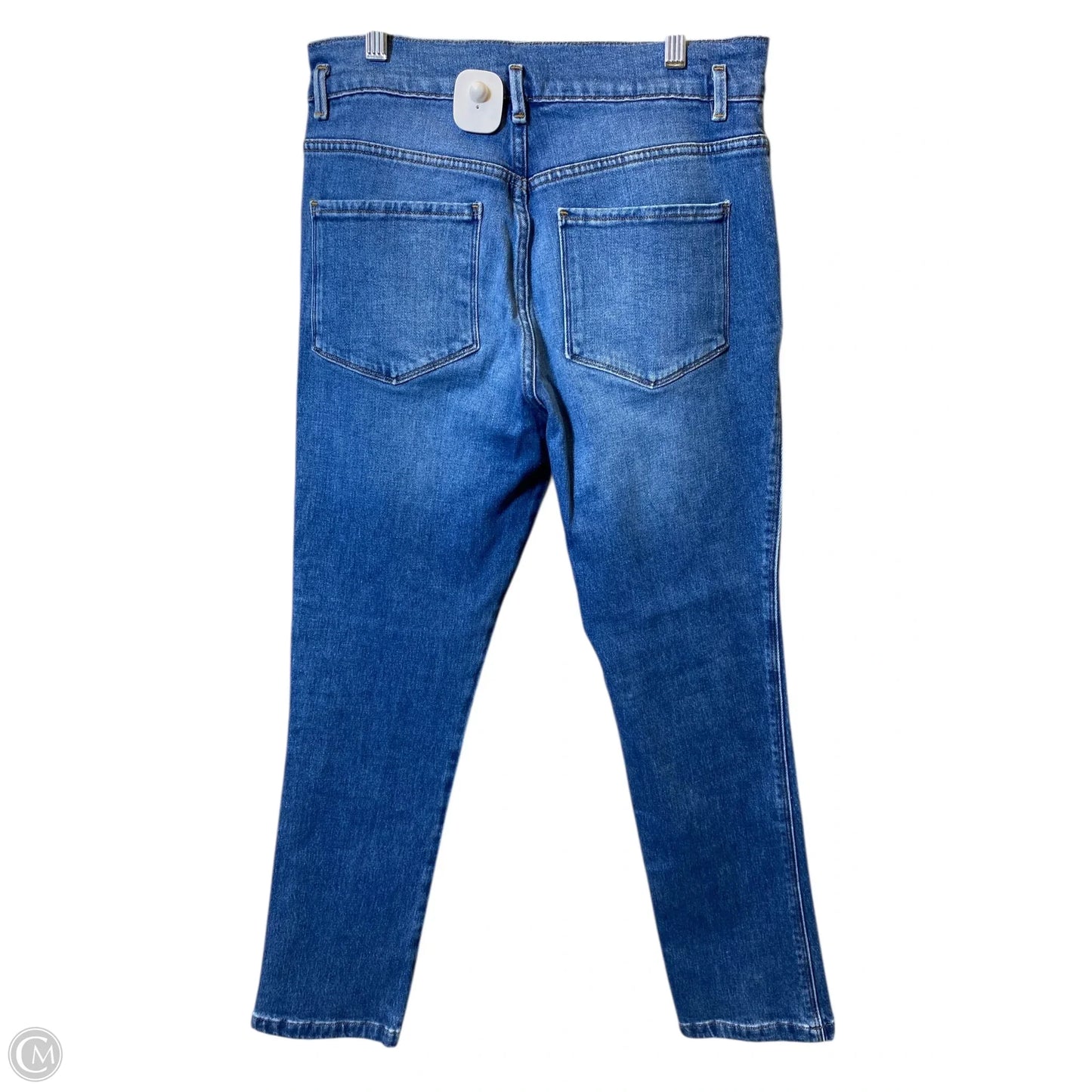 Jeans Skinny By Frame In Blue Denim, Size: 8