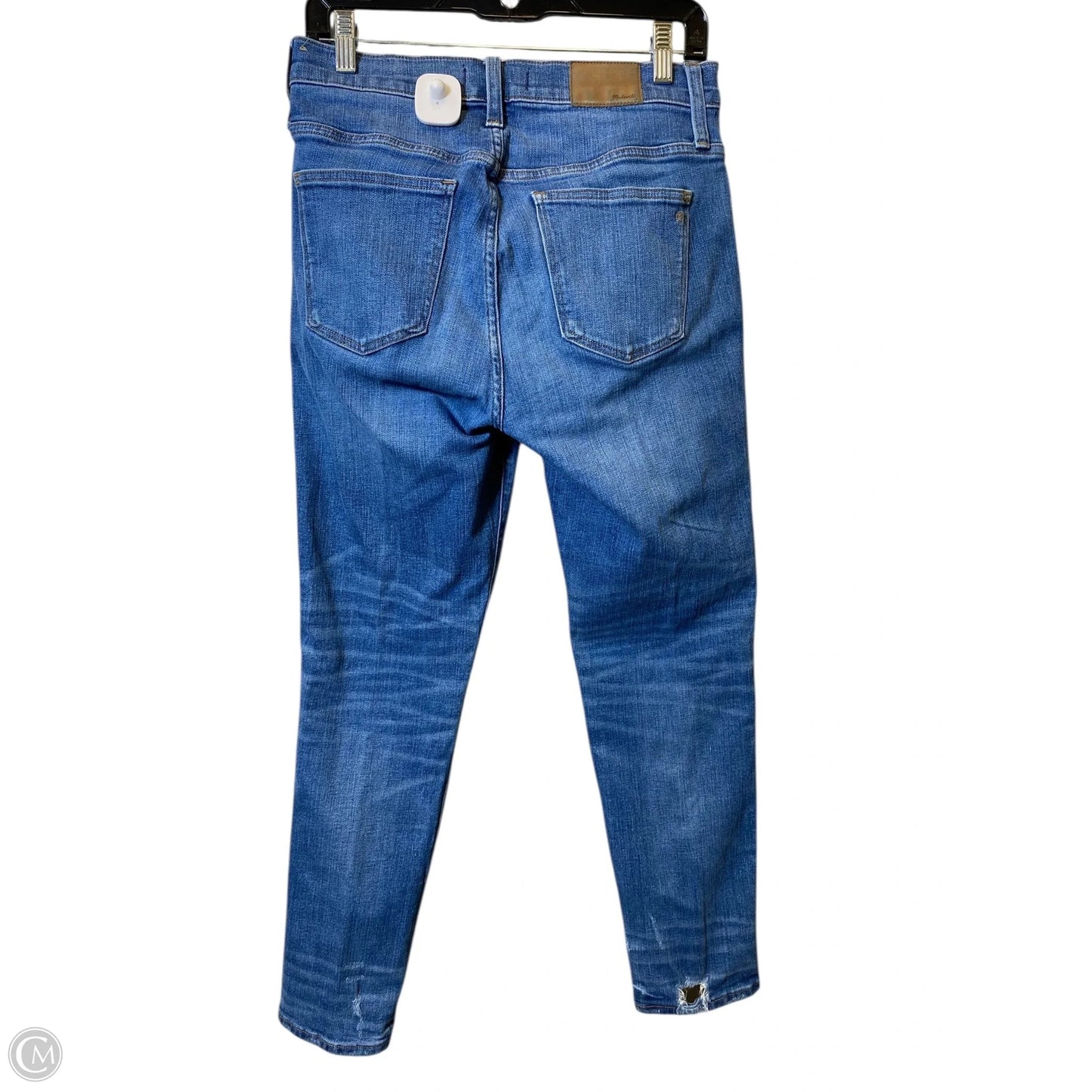 Jeans Straight By Madewell In Blue Denim, Size: 8