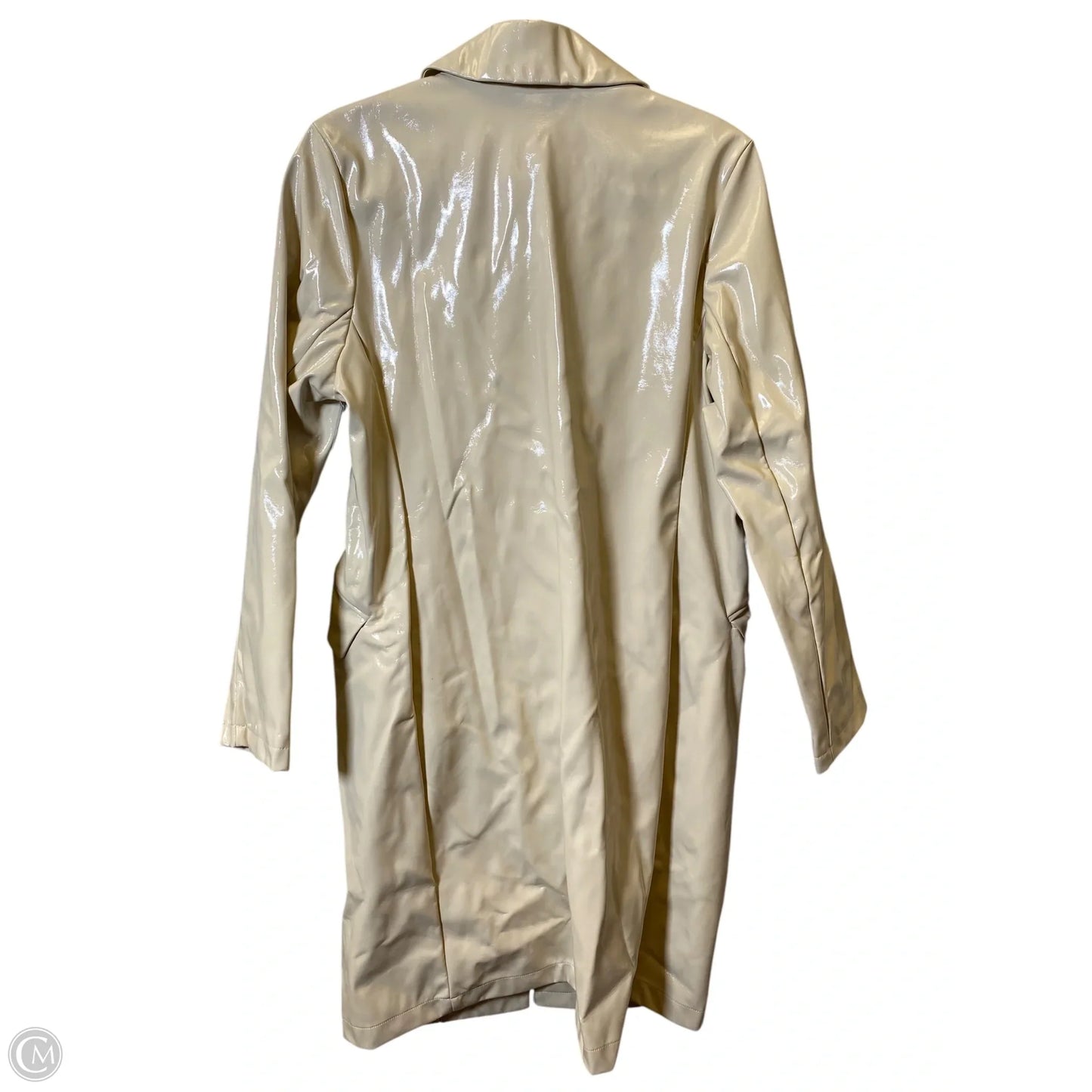 Jacket Moto By C Wonder In Cream, Size: L