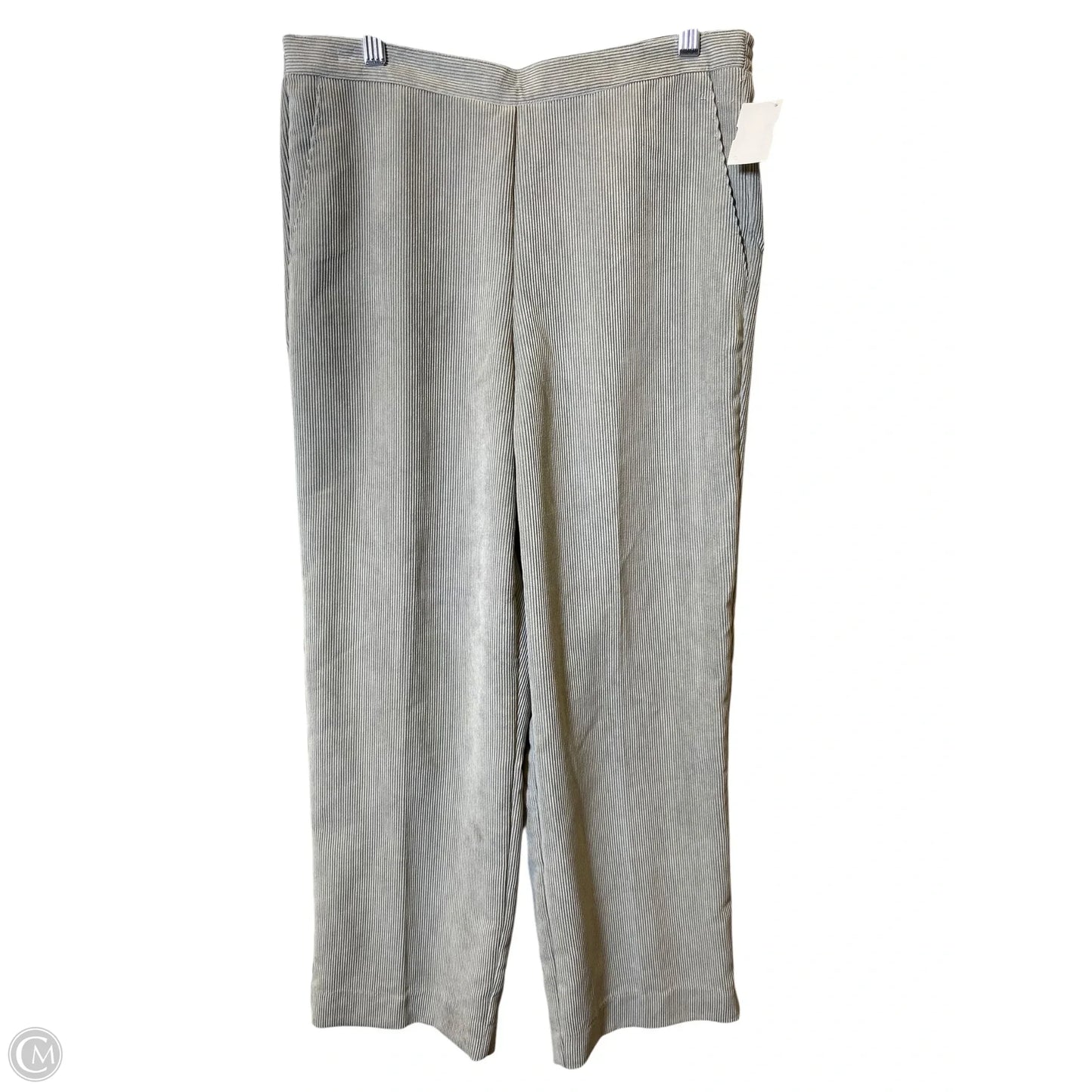 Pants Corduroy By Alfred Dunner In Grey, Size: 10