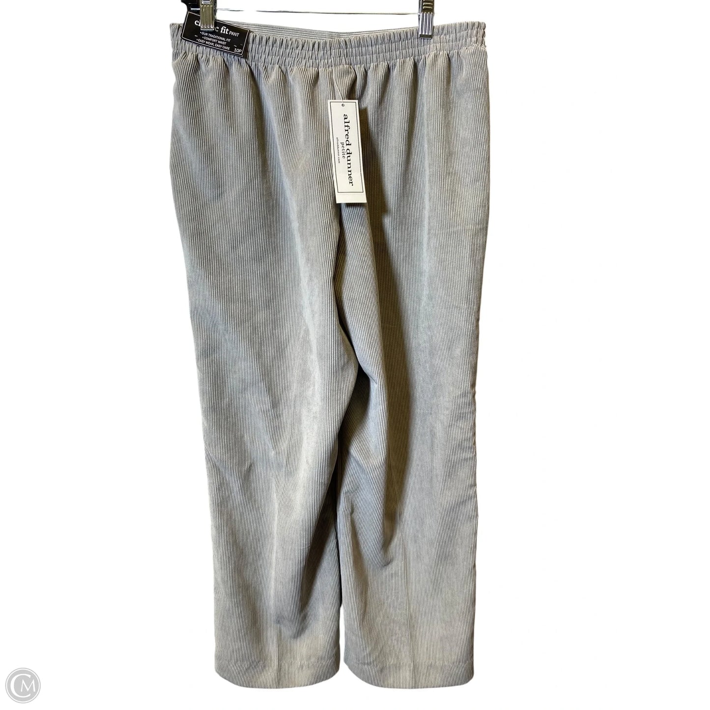 Pants Corduroy By Alfred Dunner In Grey, Size: 10