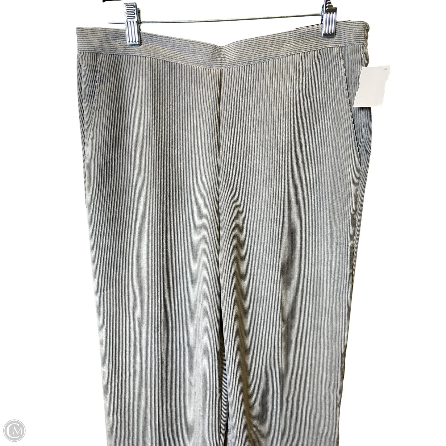 Pants Corduroy By Alfred Dunner In Grey, Size: 10