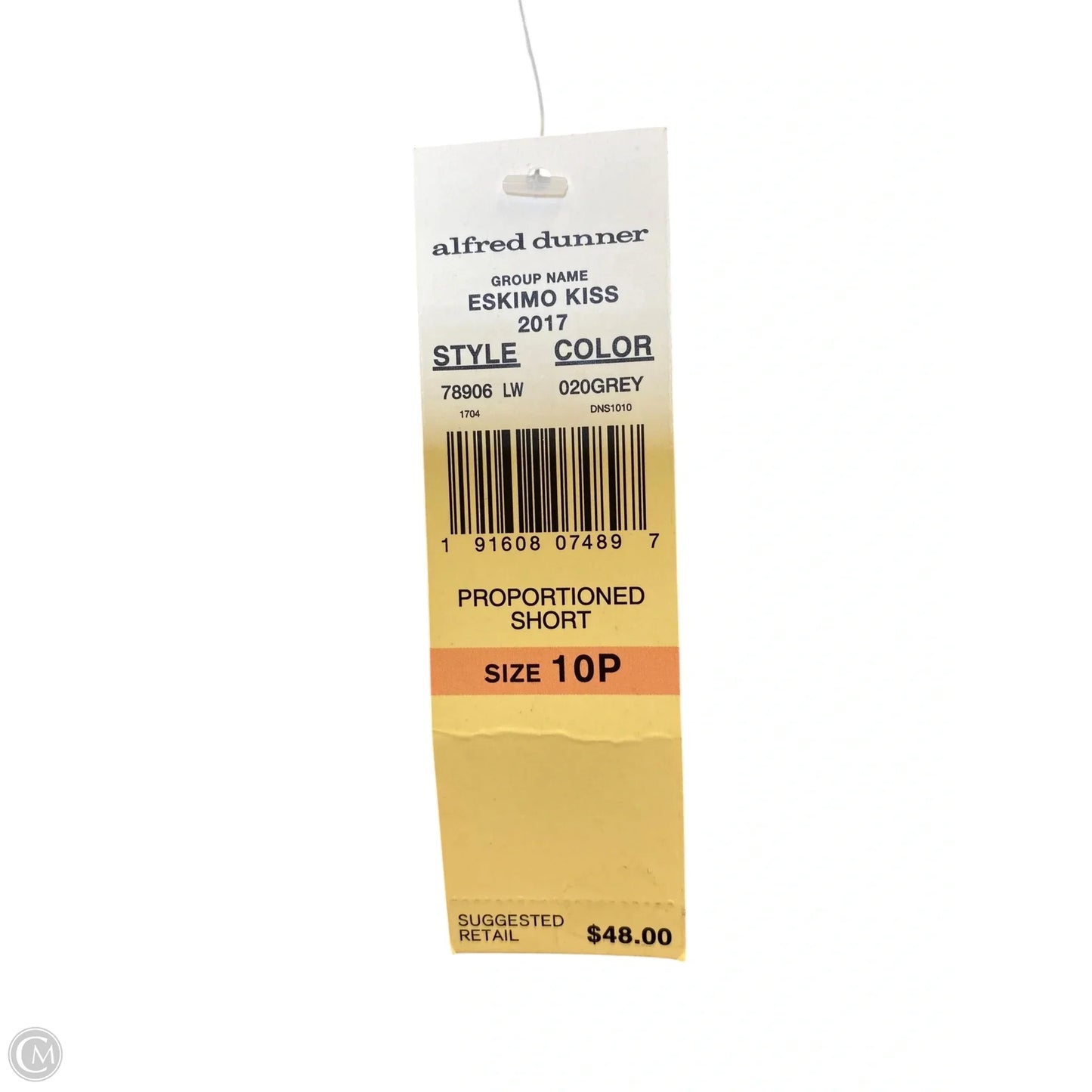 Pants Corduroy By Alfred Dunner In Grey, Size: 10