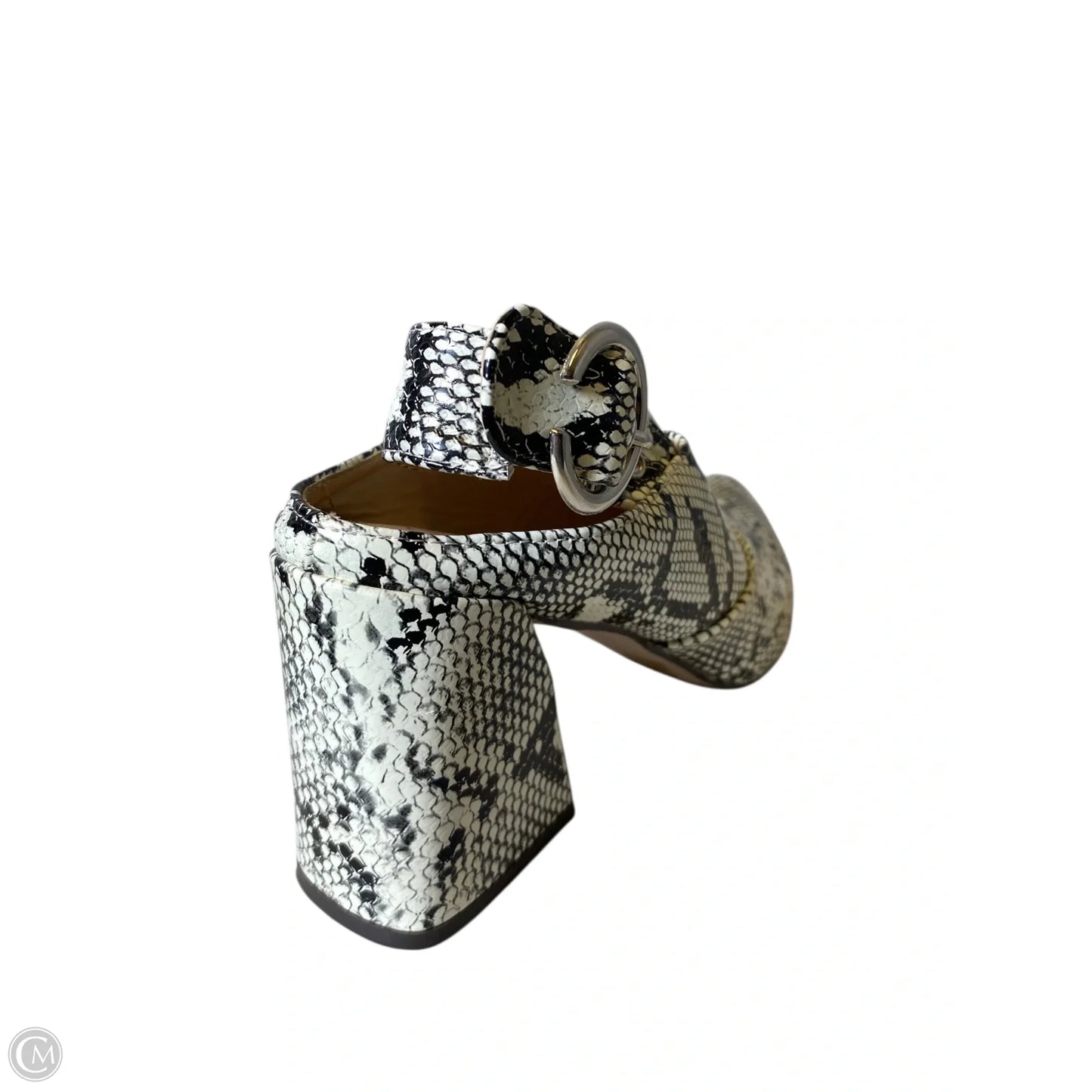 Shoes Heels Block By Clothes Mentor In Animal Print, Size: 7.5