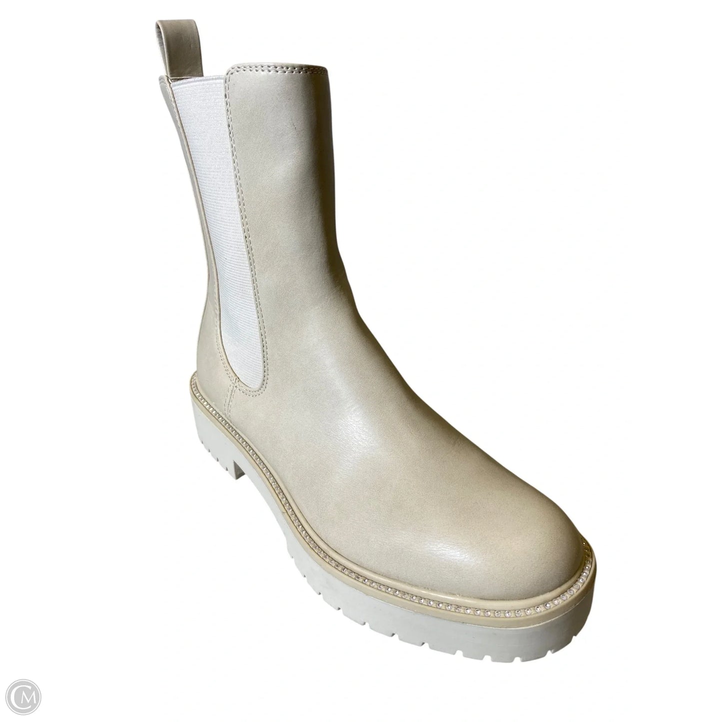 Boots Combat By Time And Tru In Cream, Size: 8