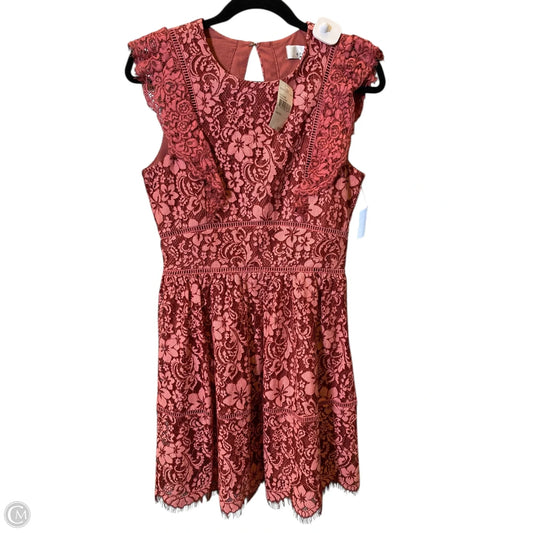 Dress Casual Midi By Adelyn Rae In Pink, Size: S
