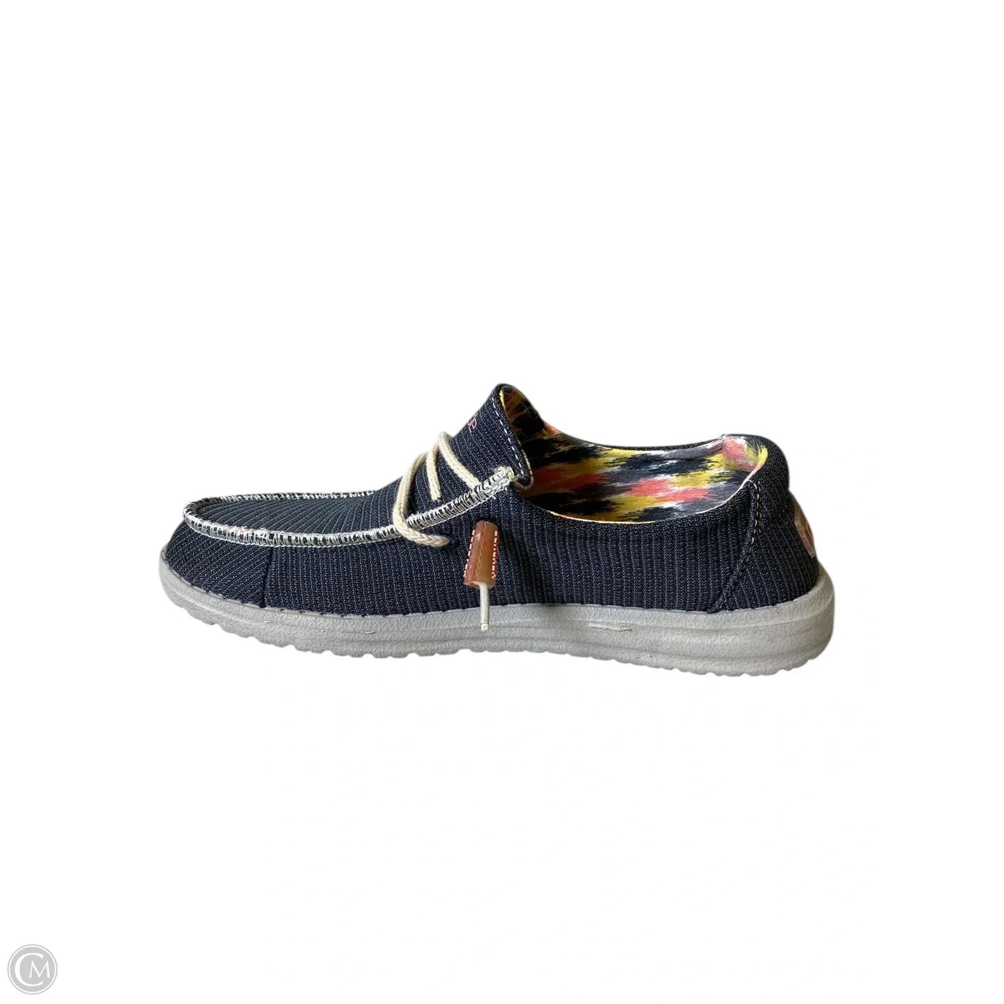 Shoes Flats By Hey Dude In Grey, Size: 7