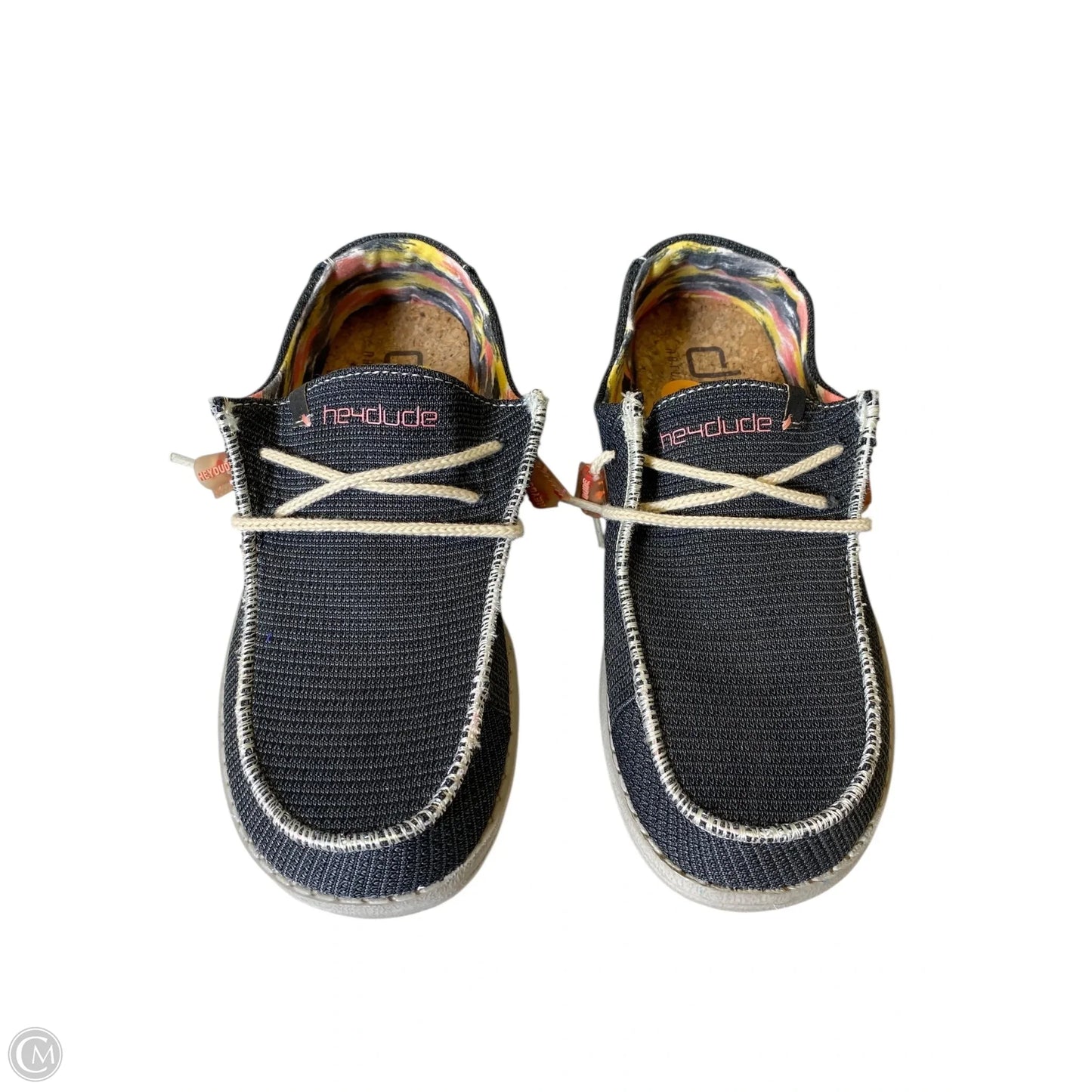 Shoes Flats By Hey Dude In Grey, Size: 7