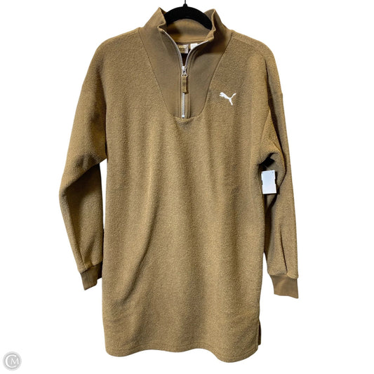 Dress Sweater By Puma In Brown, Size: S