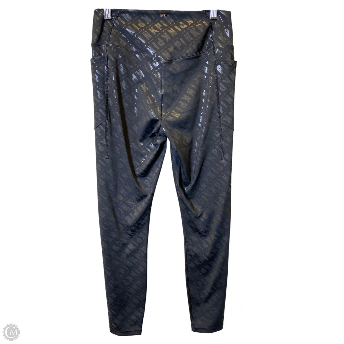 Athletic Leggings By Pink In Black, Size: M
