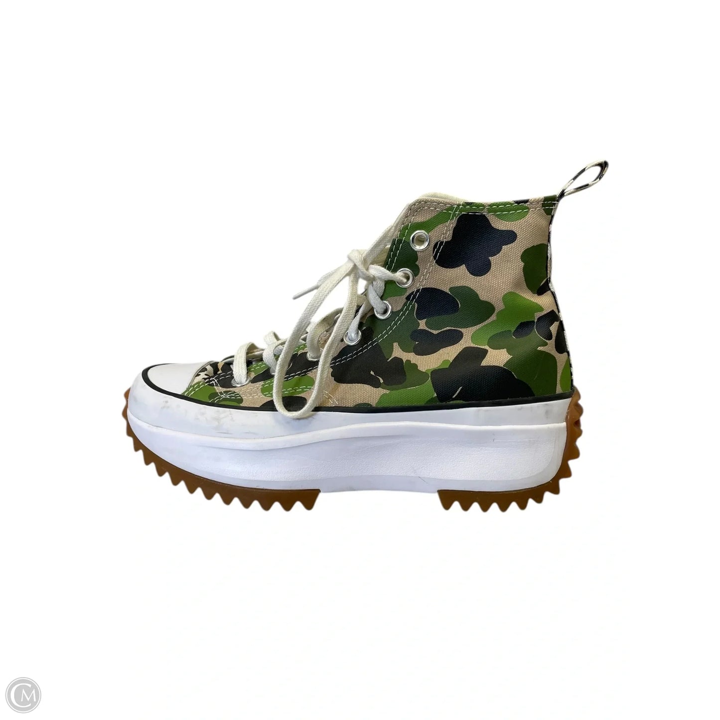 Shoes Sneakers Platform By Converse In Camouflage Print, Size: 7.5