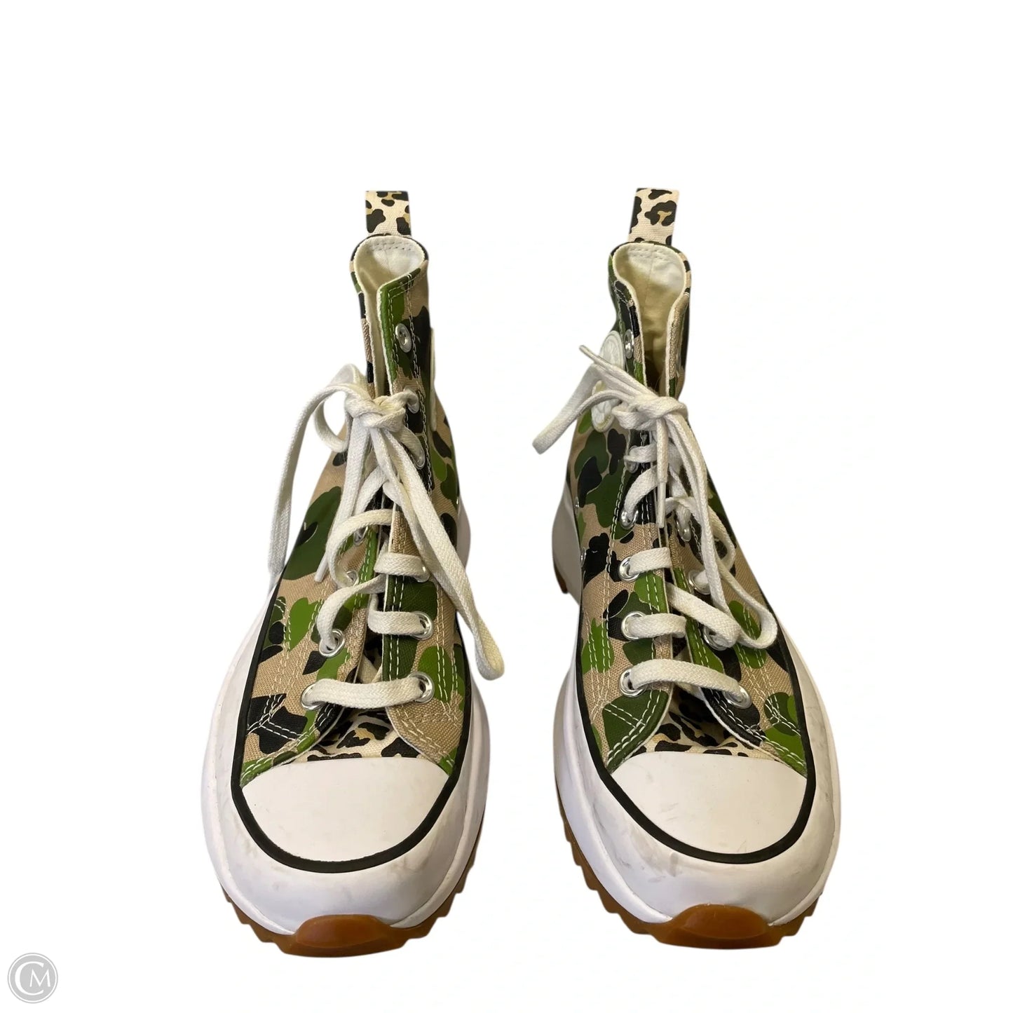 Shoes Sneakers Platform By Converse In Camouflage Print, Size: 7.5