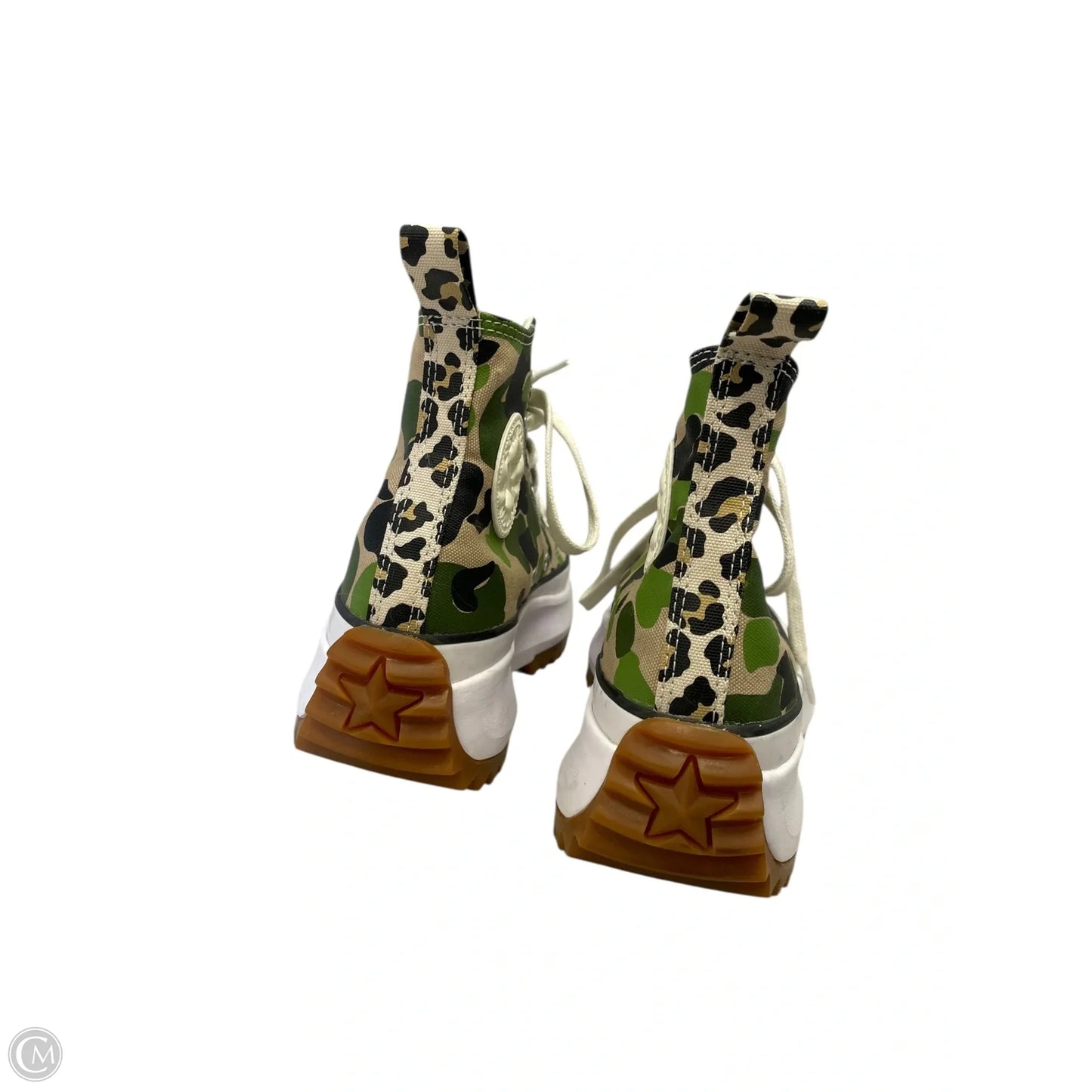Shoes Sneakers Platform By Converse In Camouflage Print, Size: 7.5