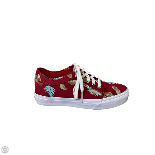 Shoes Sneakers By Vans In Multi-colored, Size: 6.5