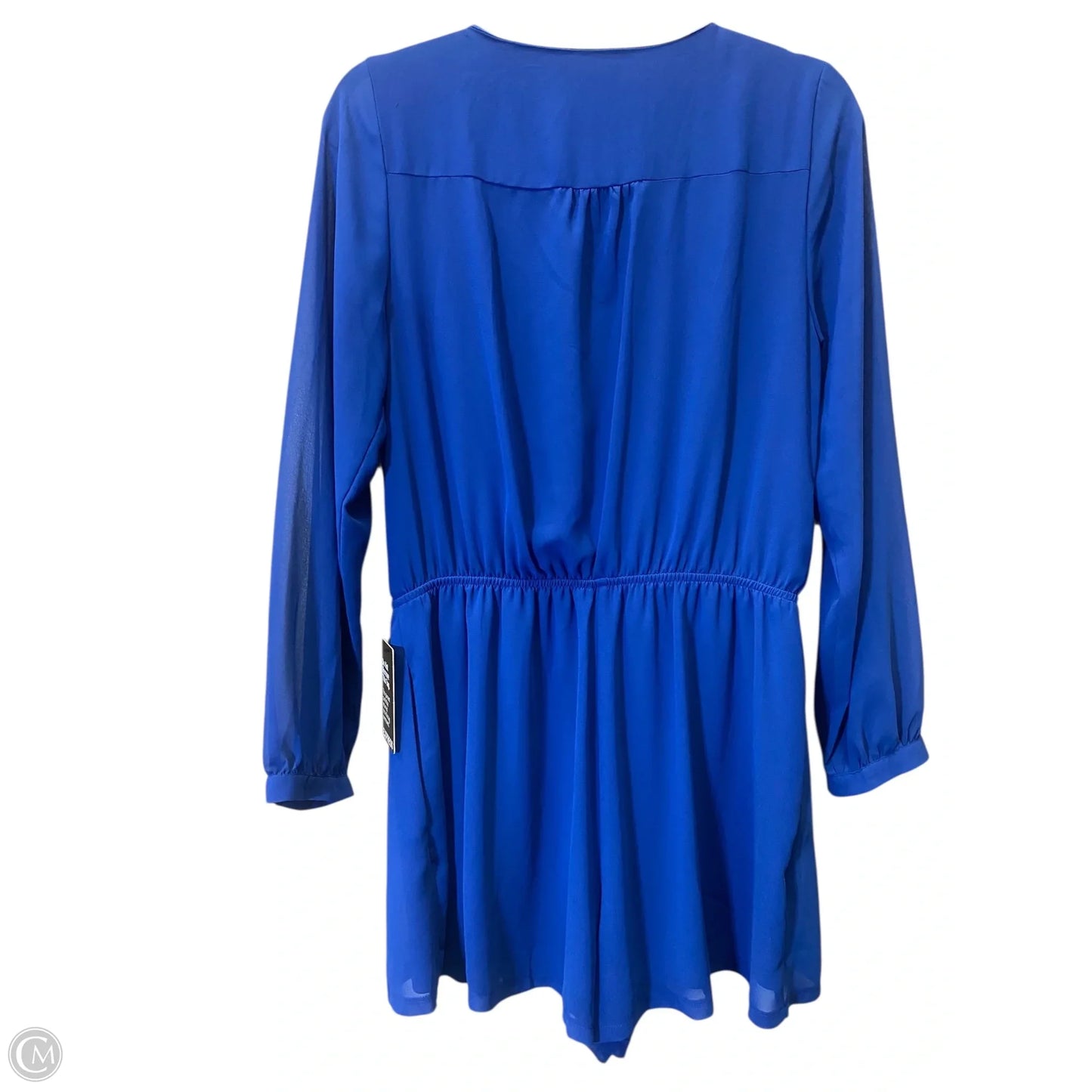 Romper By Express In Blue, Size: M