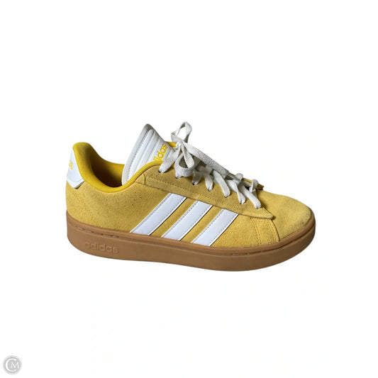 Shoes Sneakers By Adidas In Yellow, Size: 9